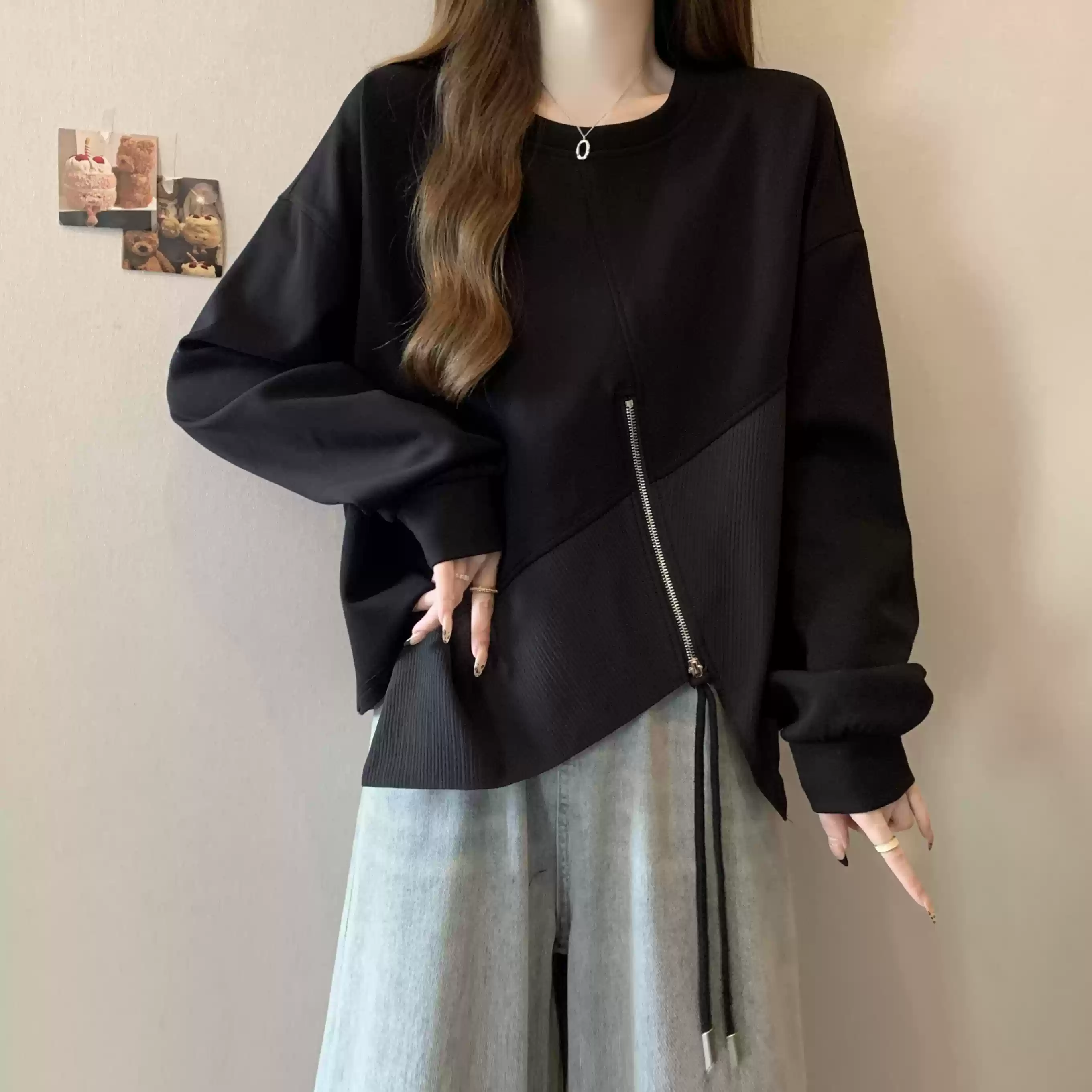 Irregular sweatshirt