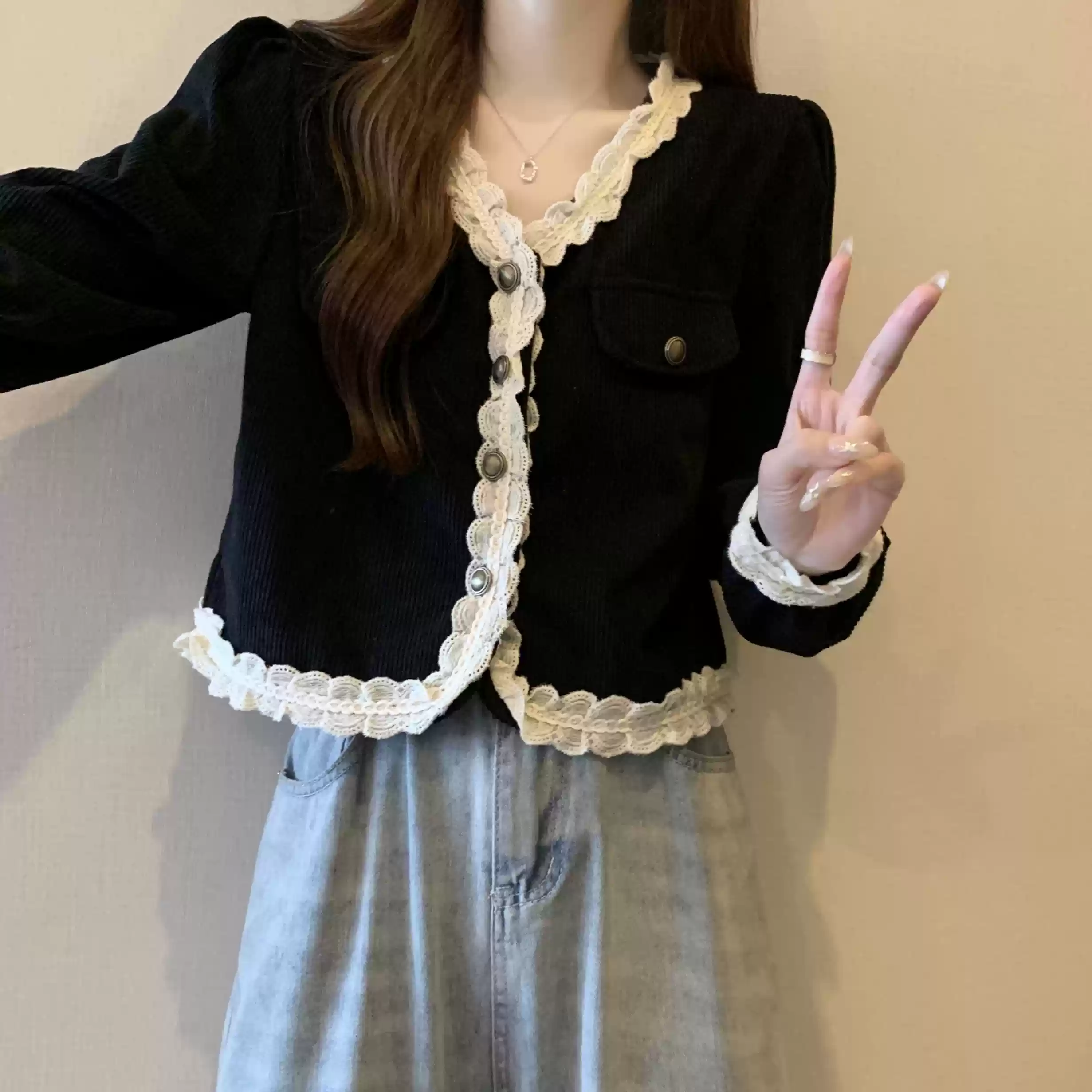 French style shirt top