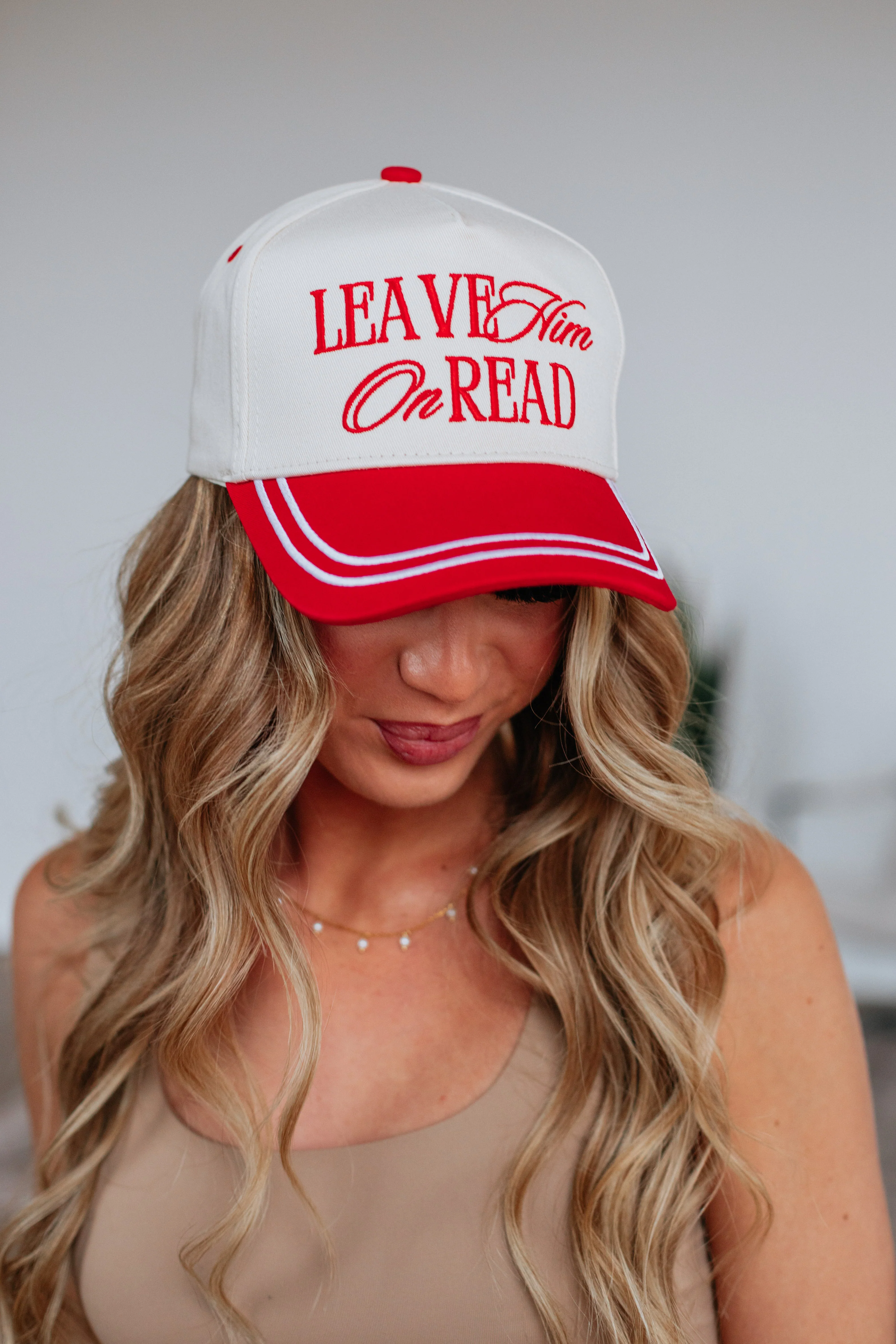Leave Him On Read Trucker Hat