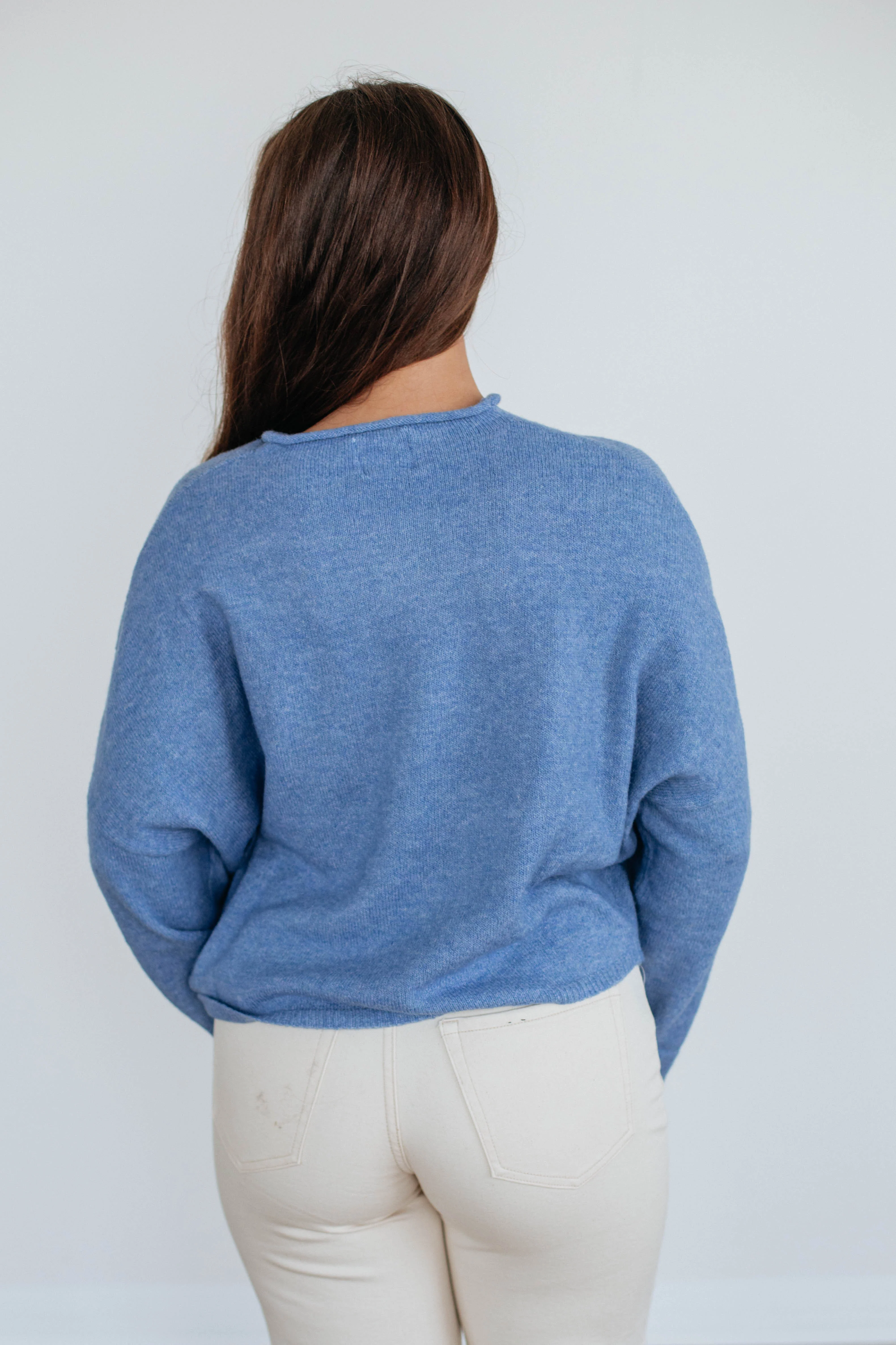 Brooke Cardigan - Dusty Blue