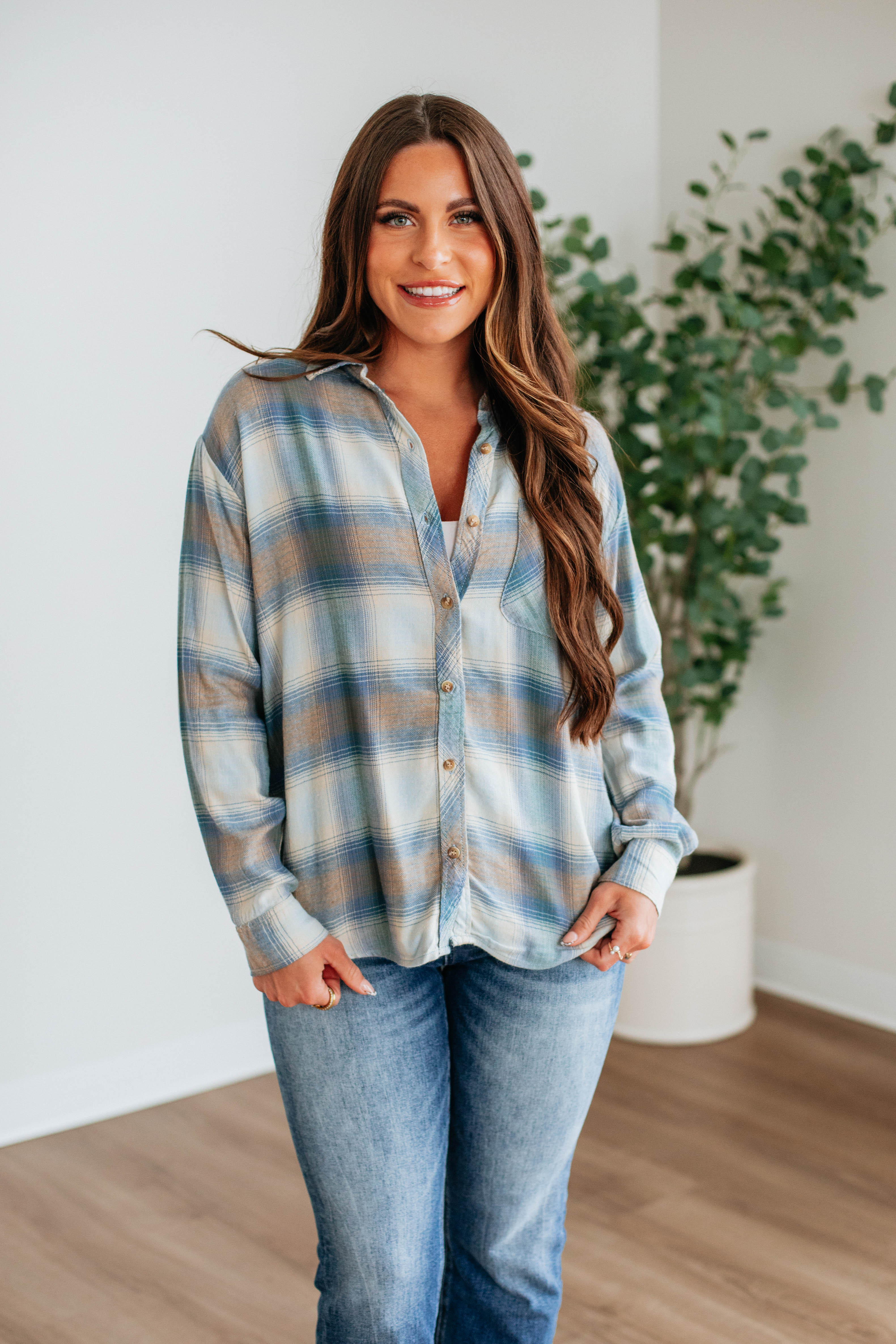Wynnie Flannel Top