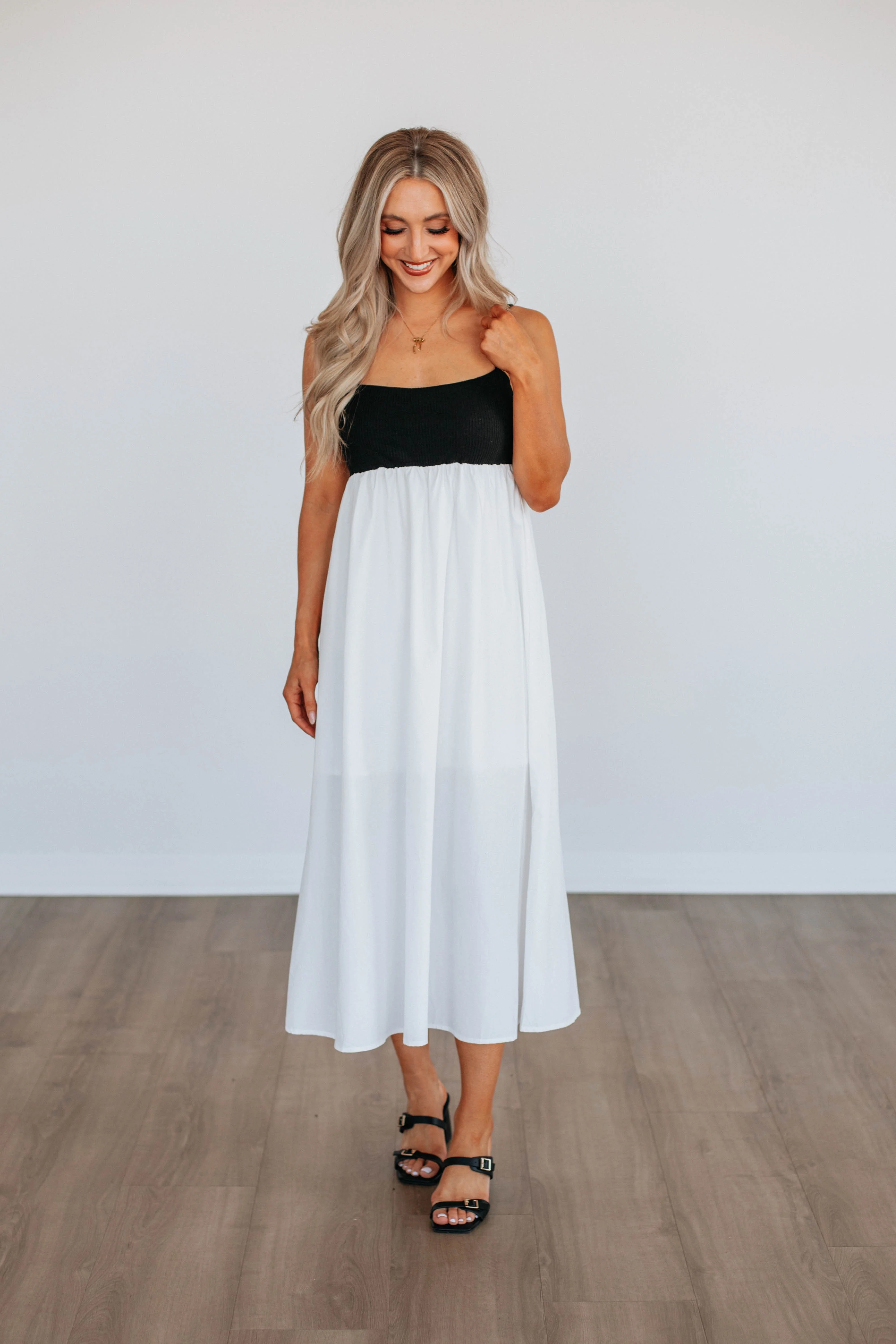 Marleigh Babydoll Midi Dress