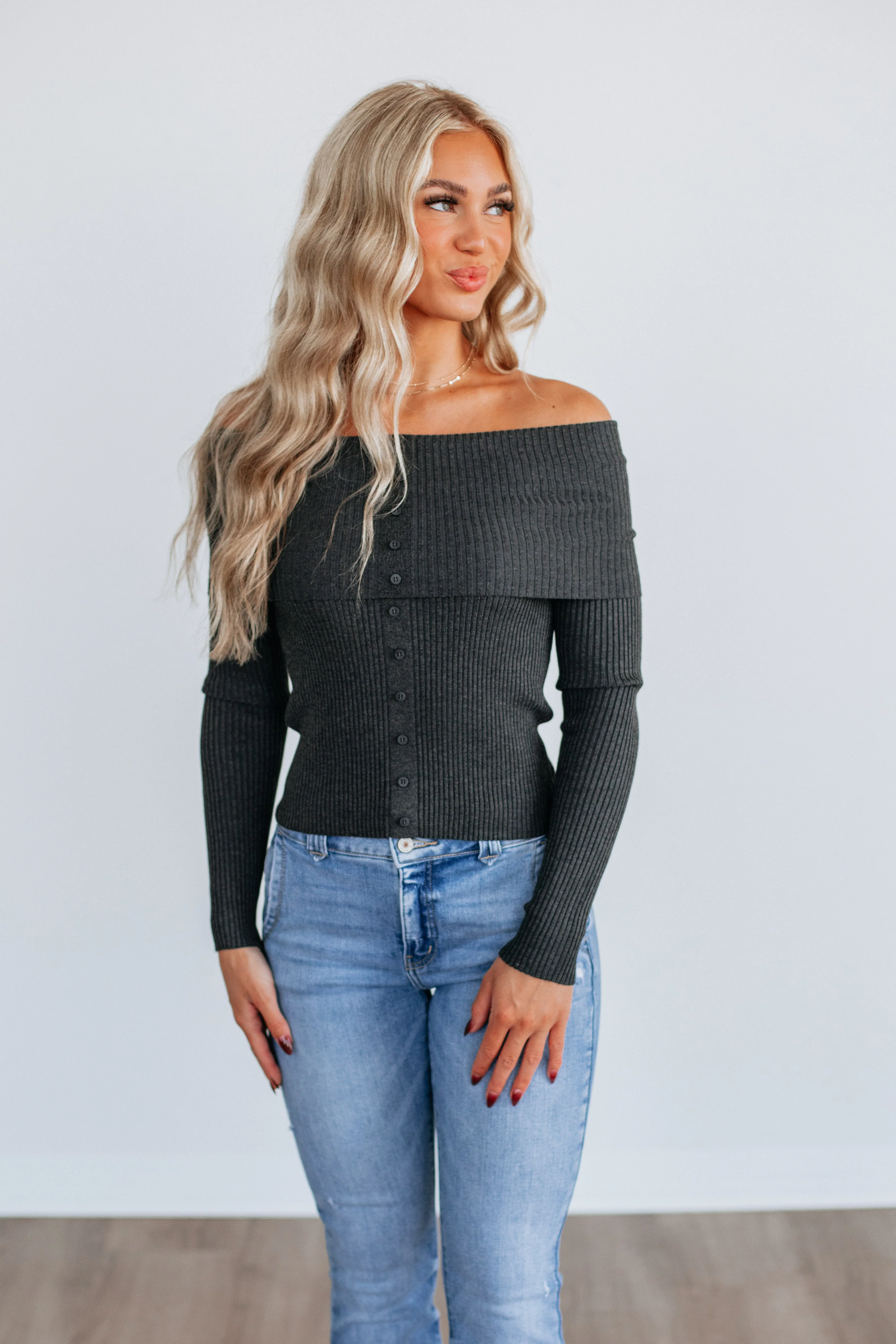 Camaryn Off The Shoulder Sweater