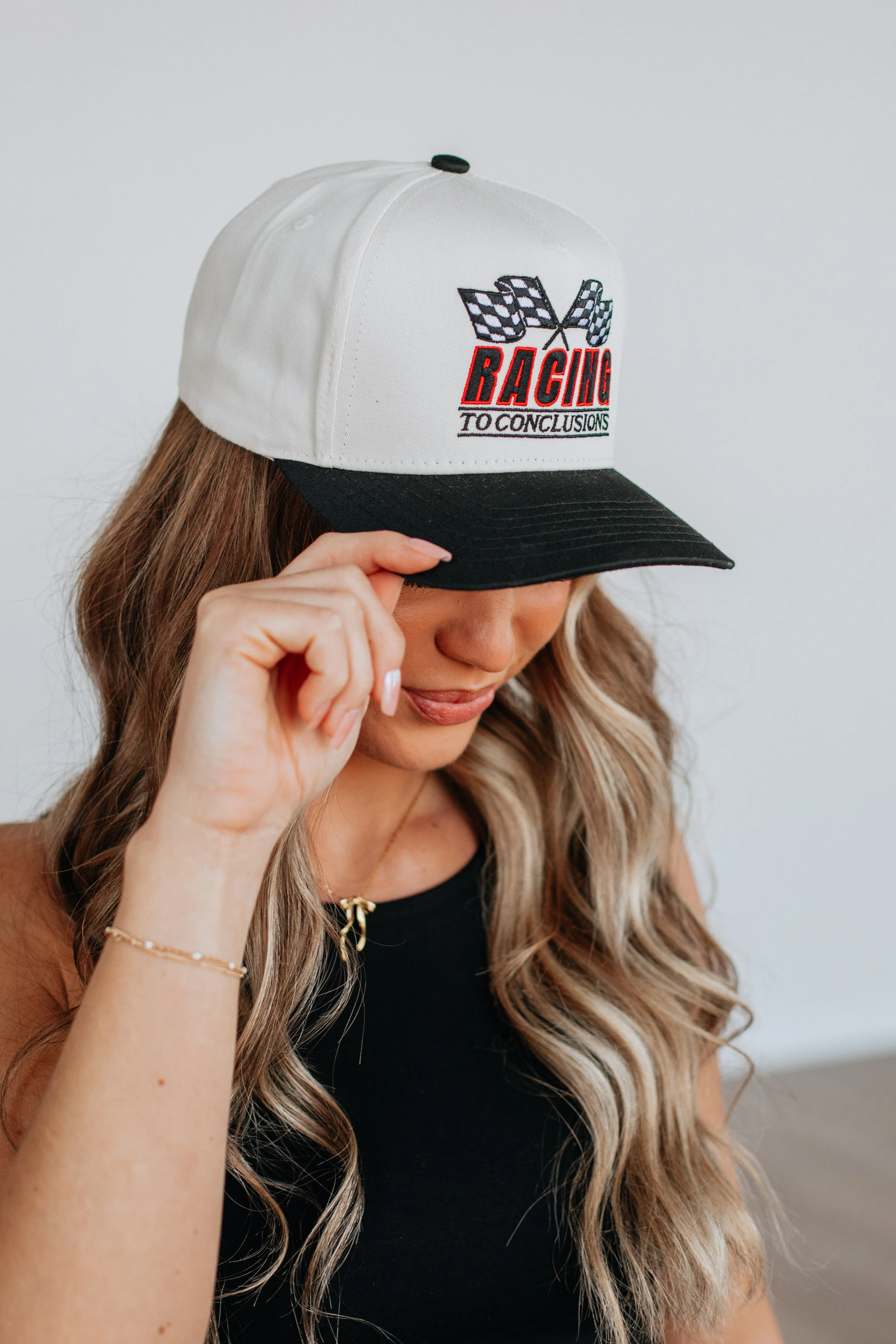 Racing To Conclusions Trucker Hat
