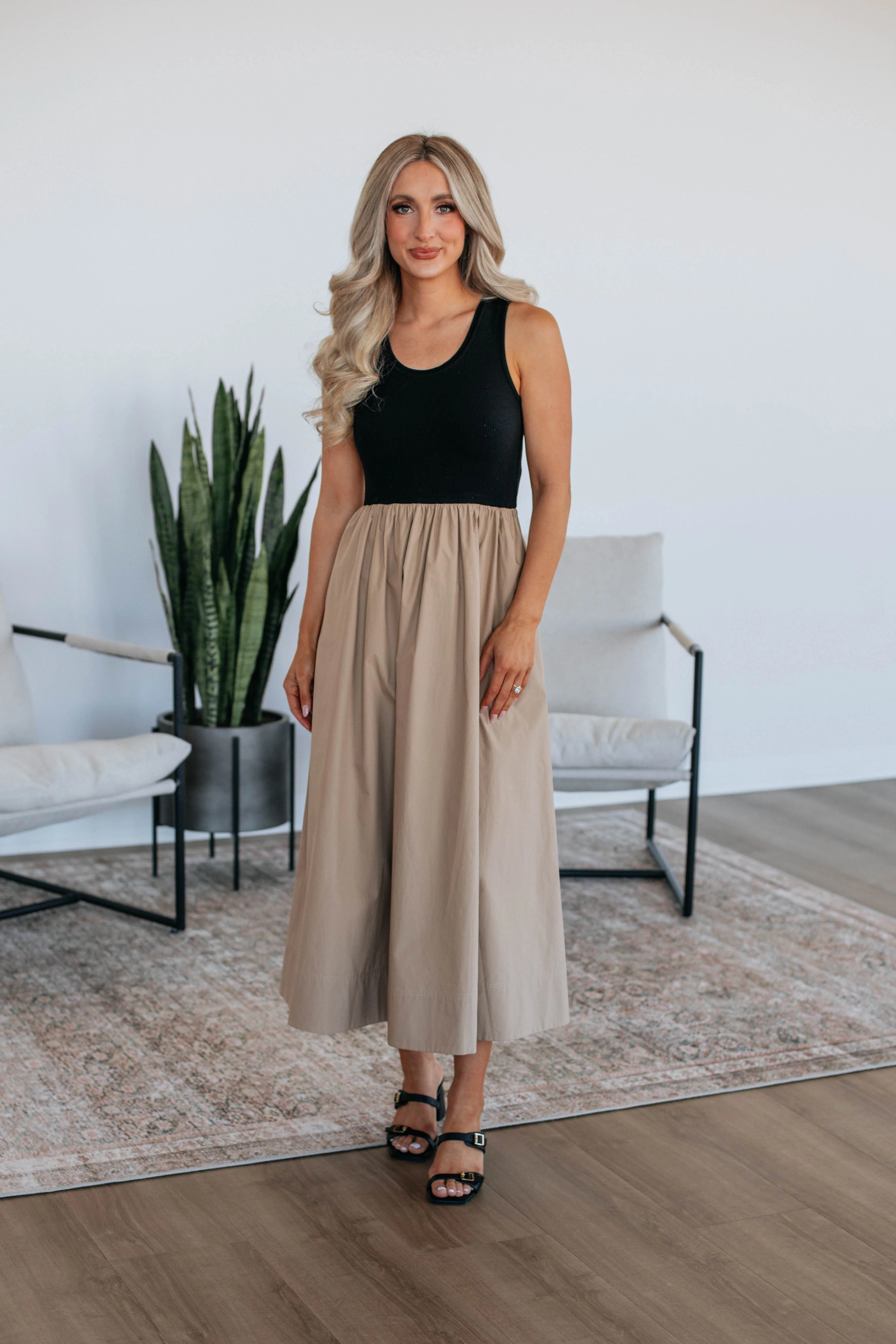 Diella Contrast Dress