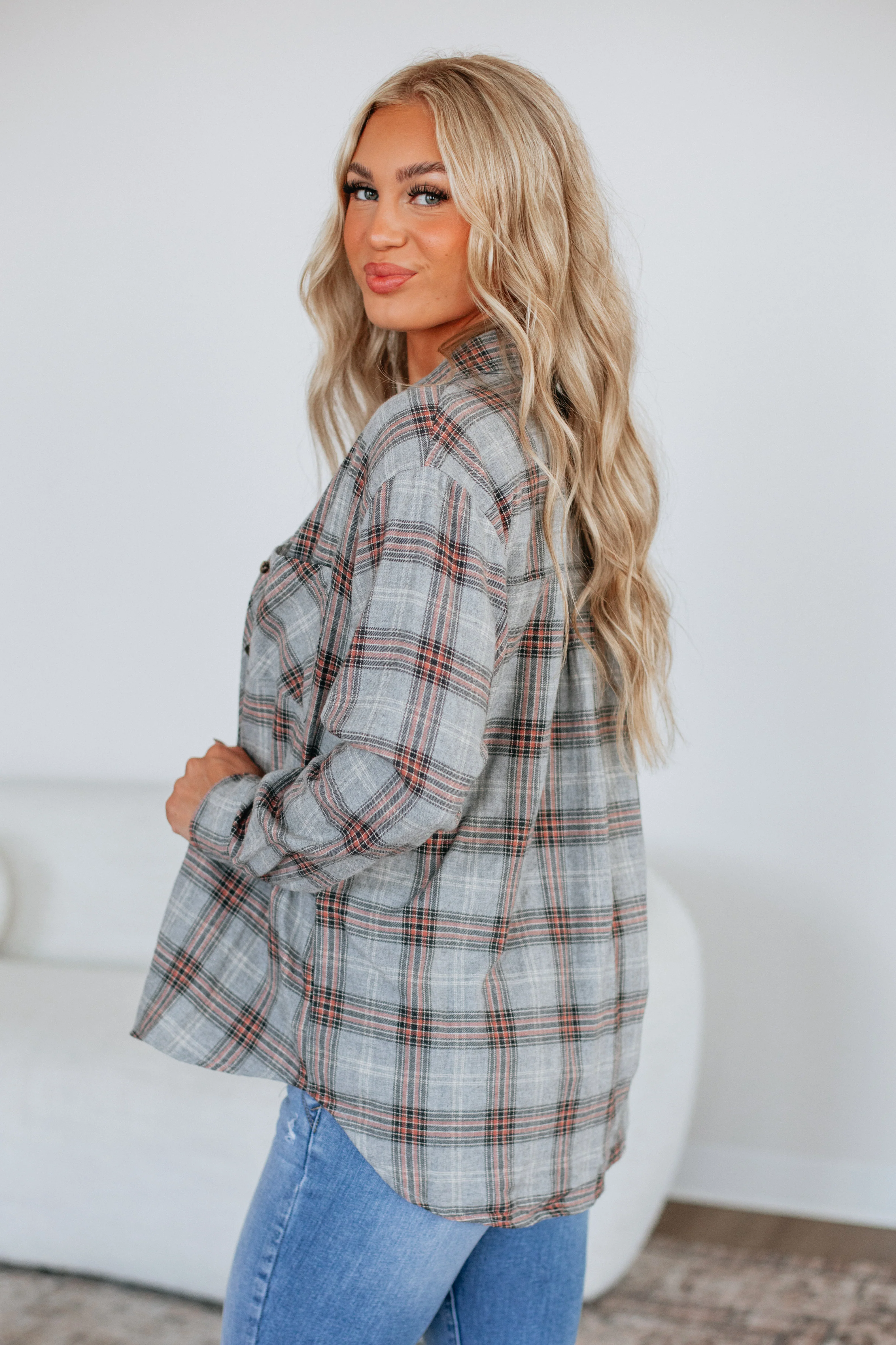 Thora Flannel Top