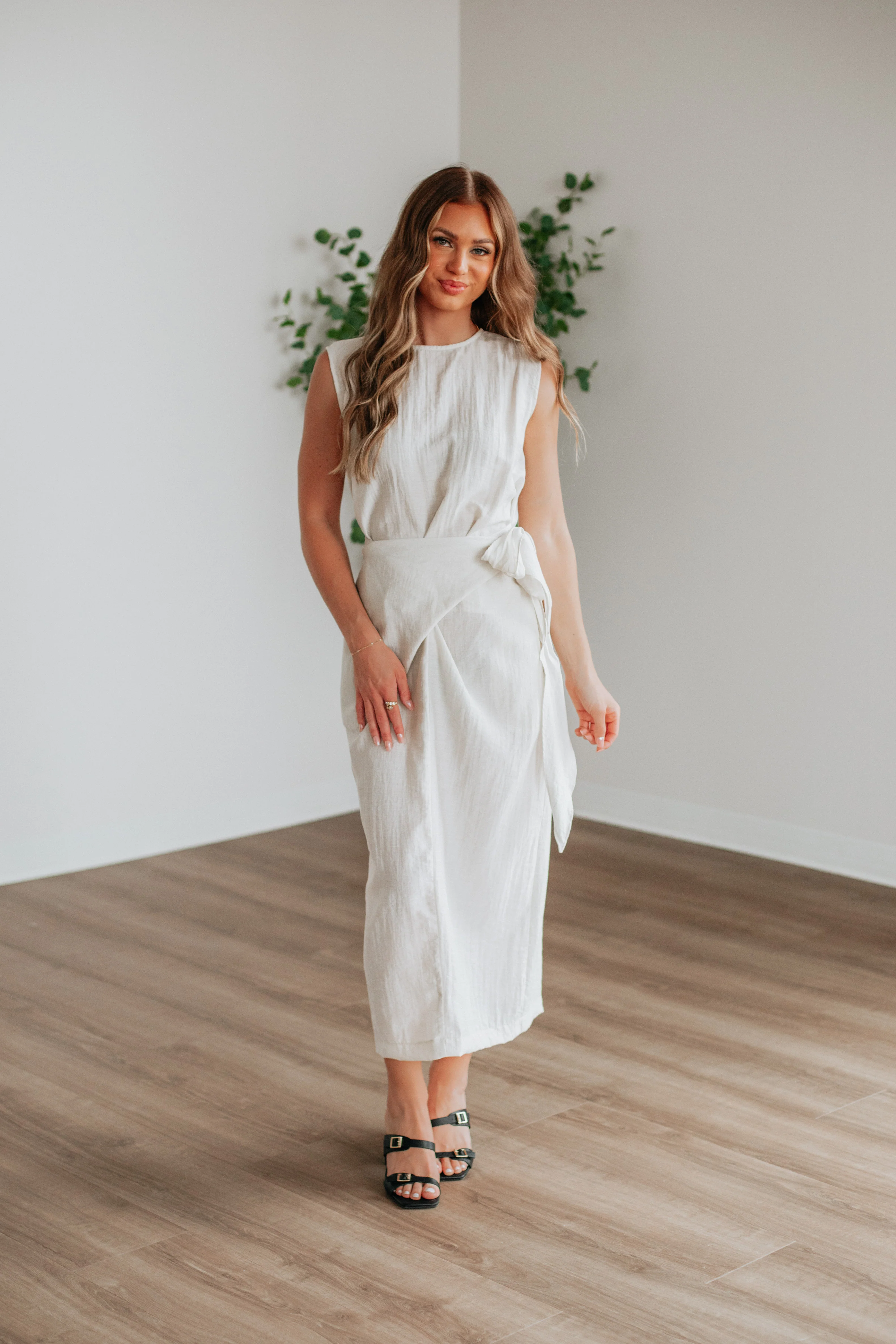 Nadine Linen Dress