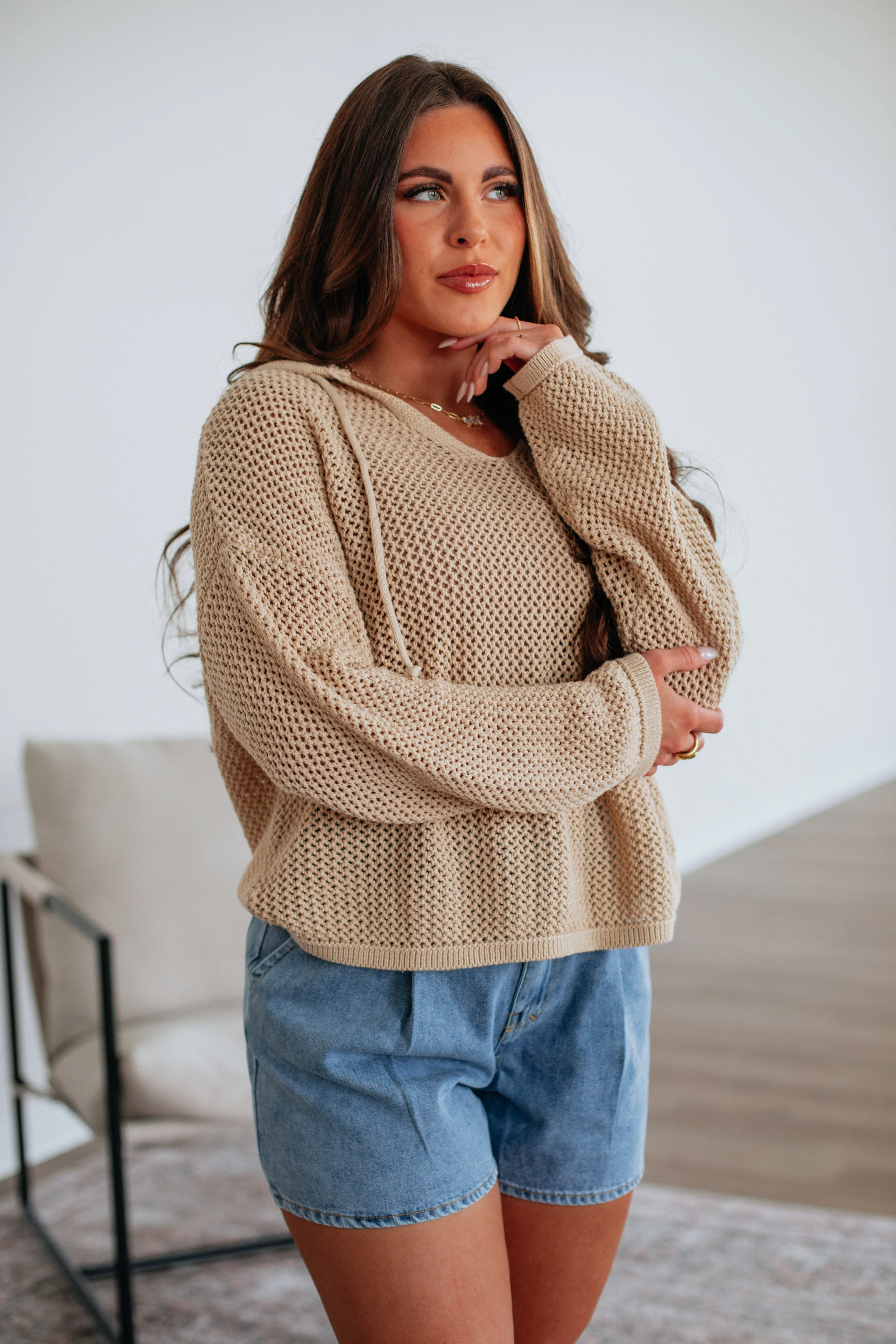 Callum Knit Pullover - Taupe