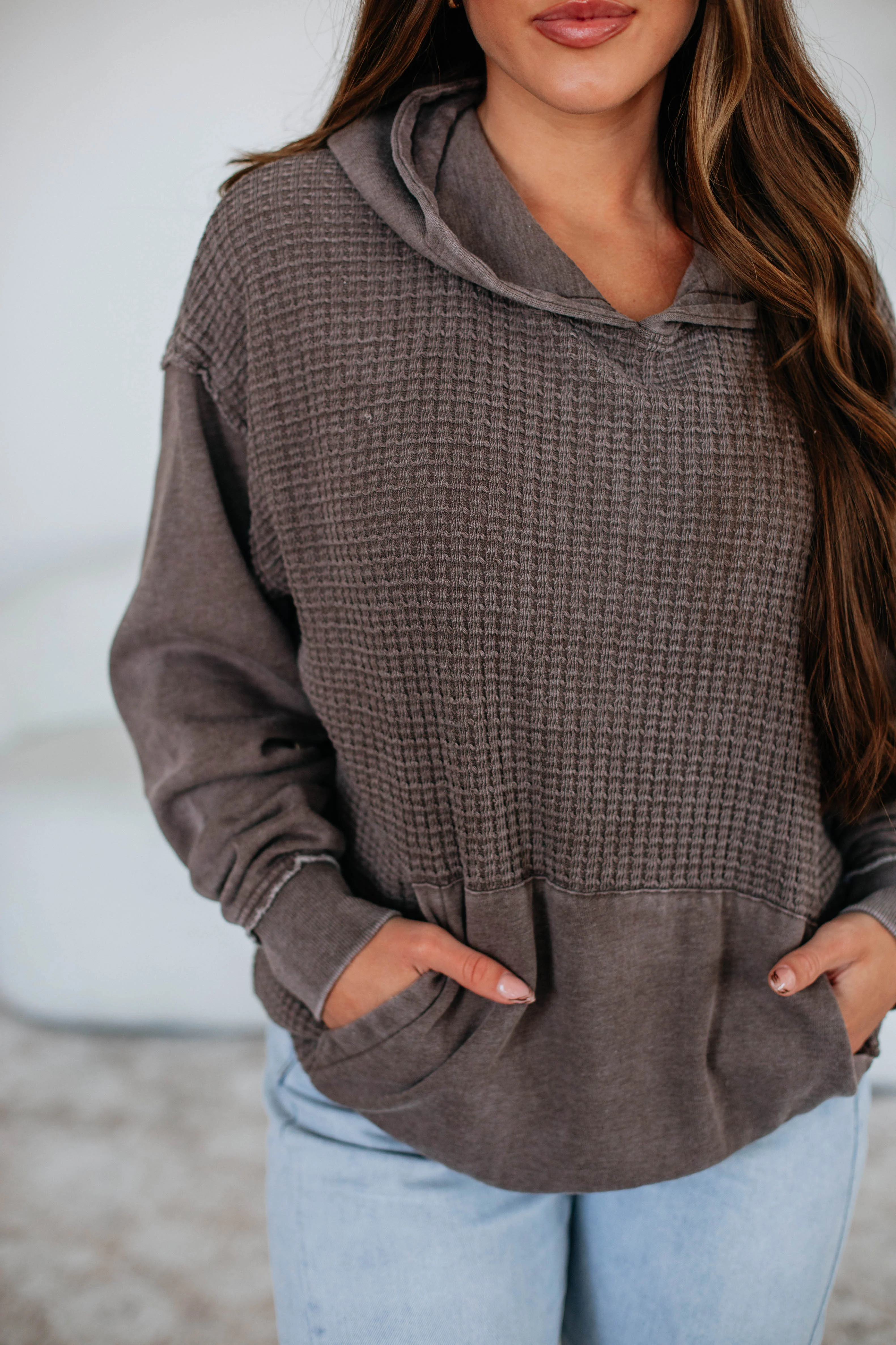 Avie Waffle Knit Pullover