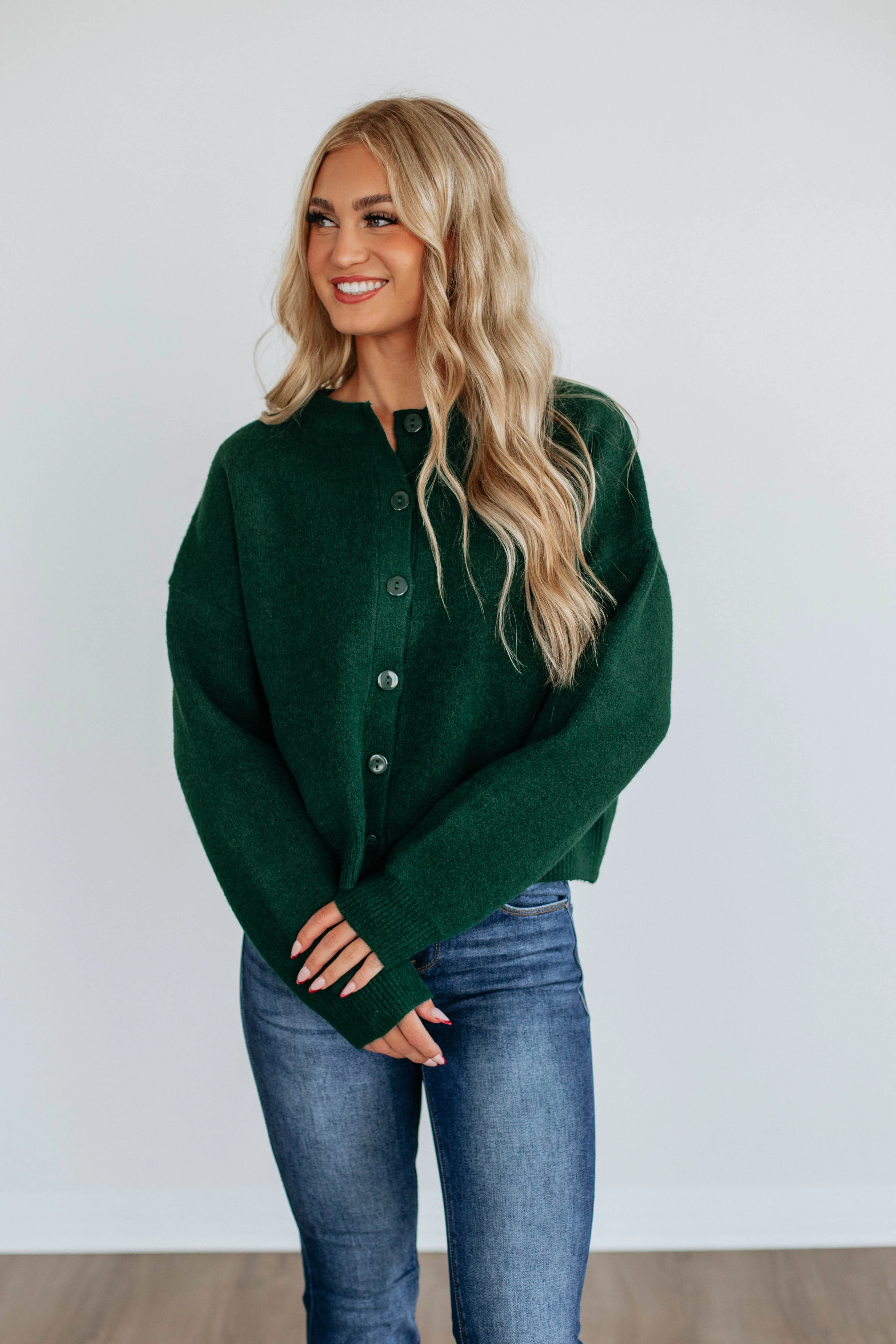 Kassi Cardigan - Forest Green