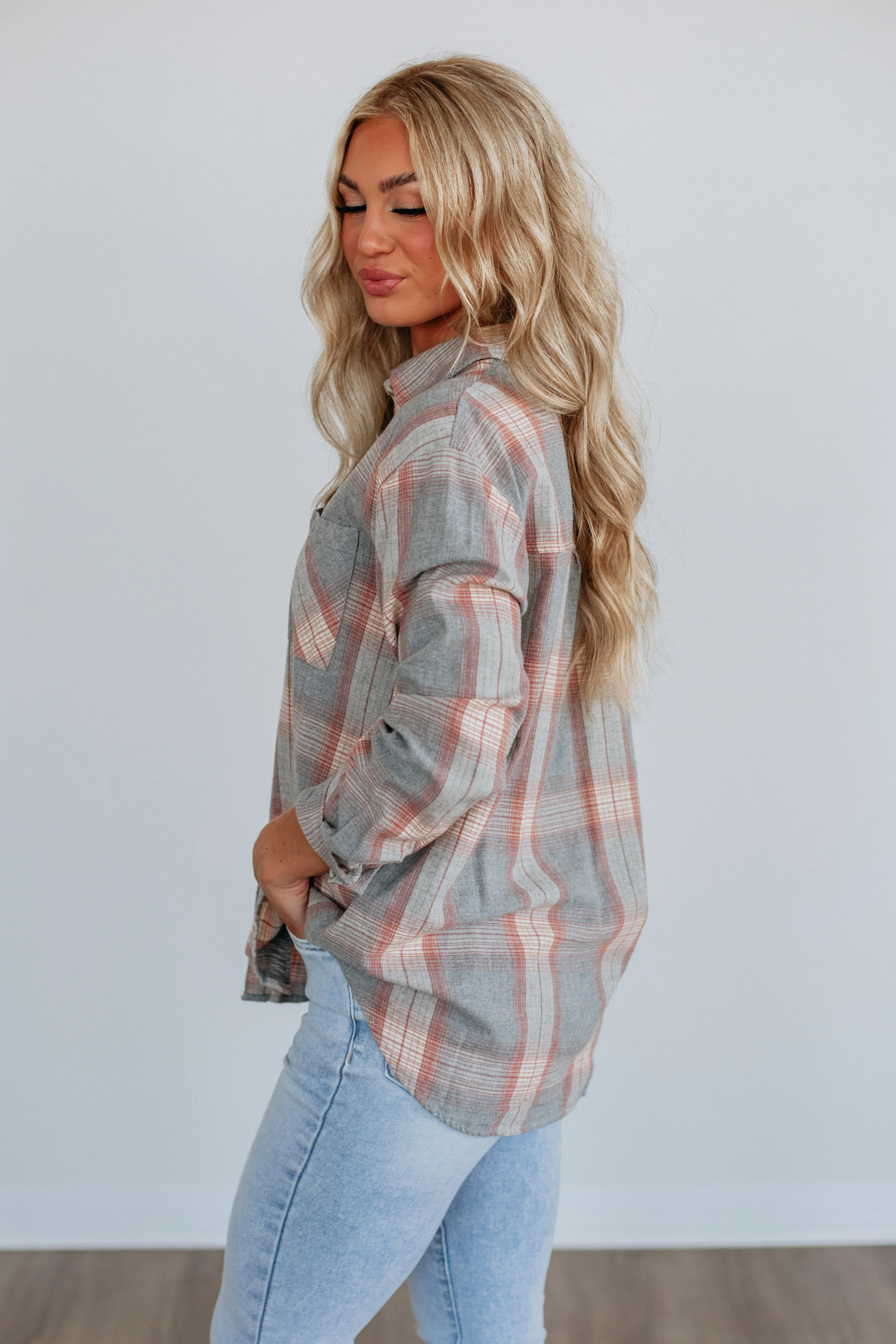 Jaime Flannel Top