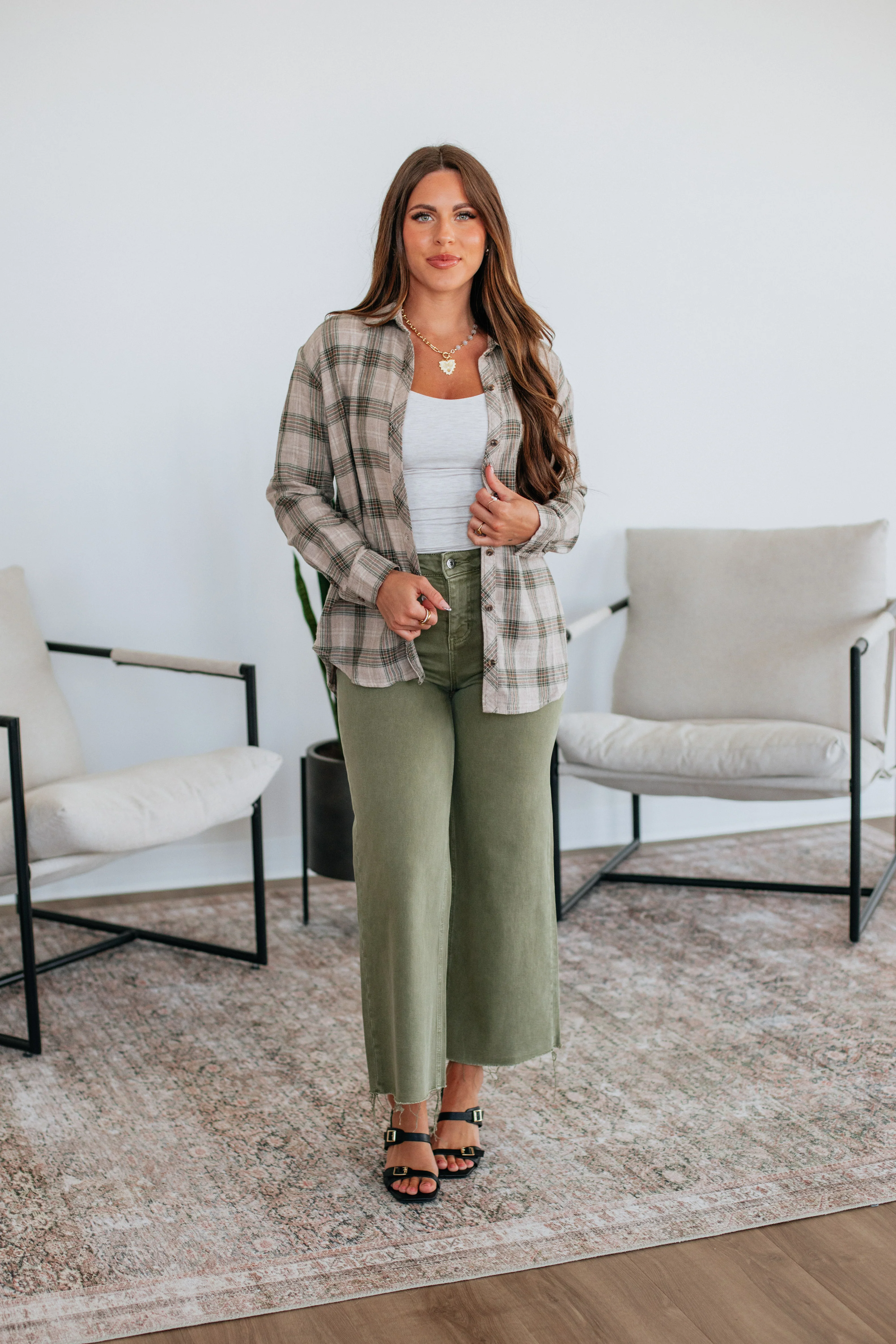 Thora Flannel Top