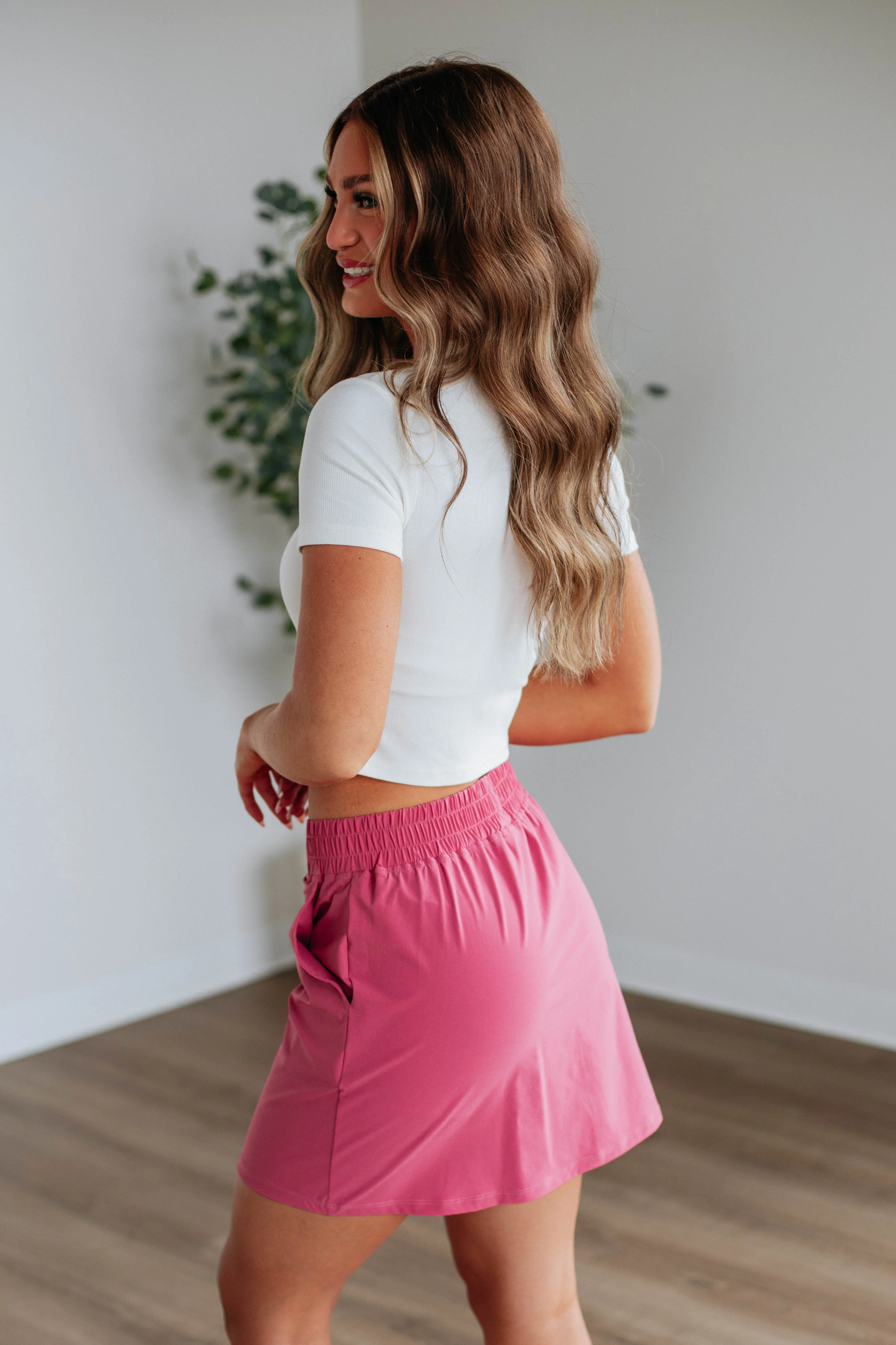 Julie Active Skirt - Raspberry