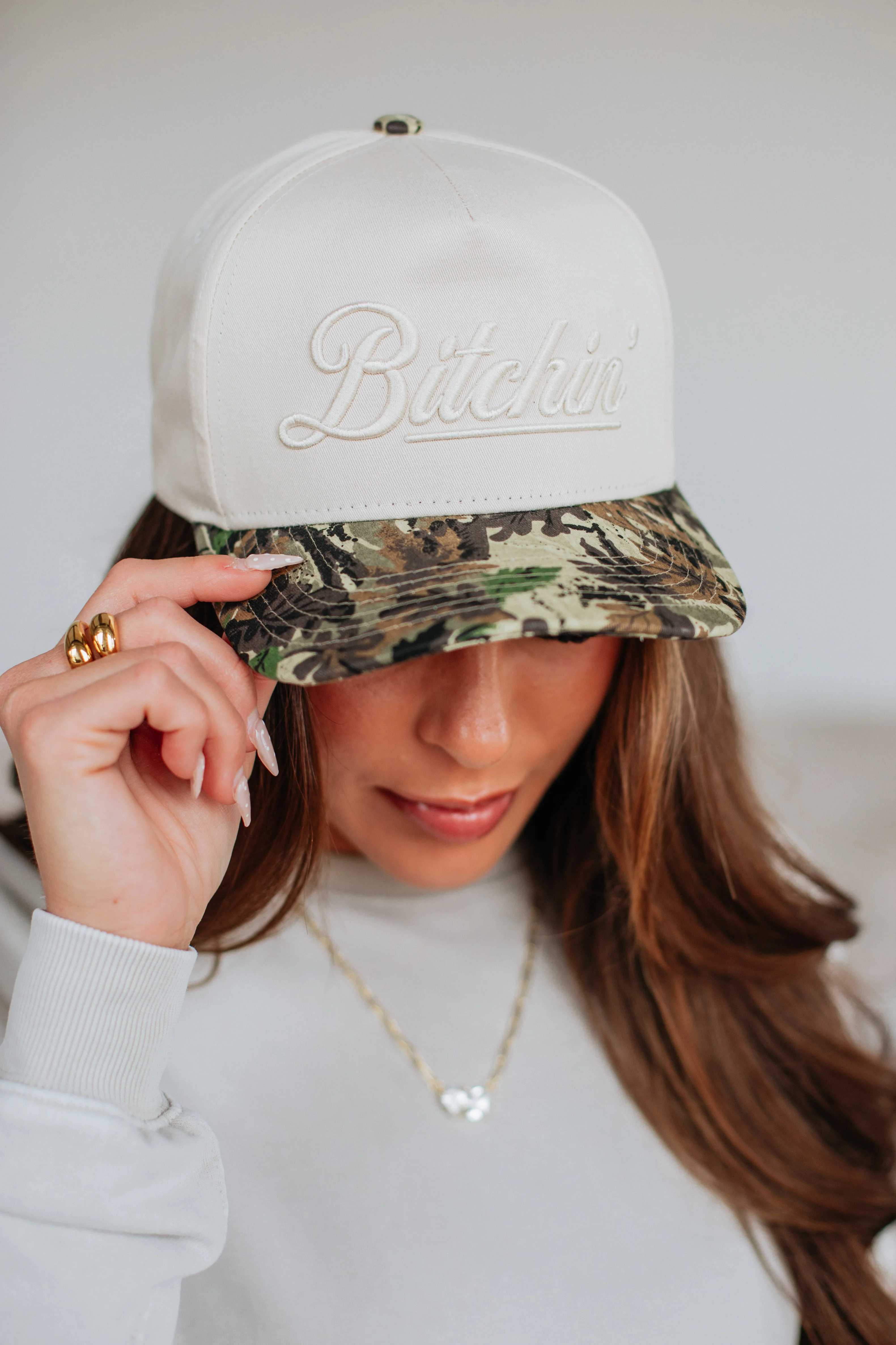 Bitchin' Trucker Hat - Camouflage Mix