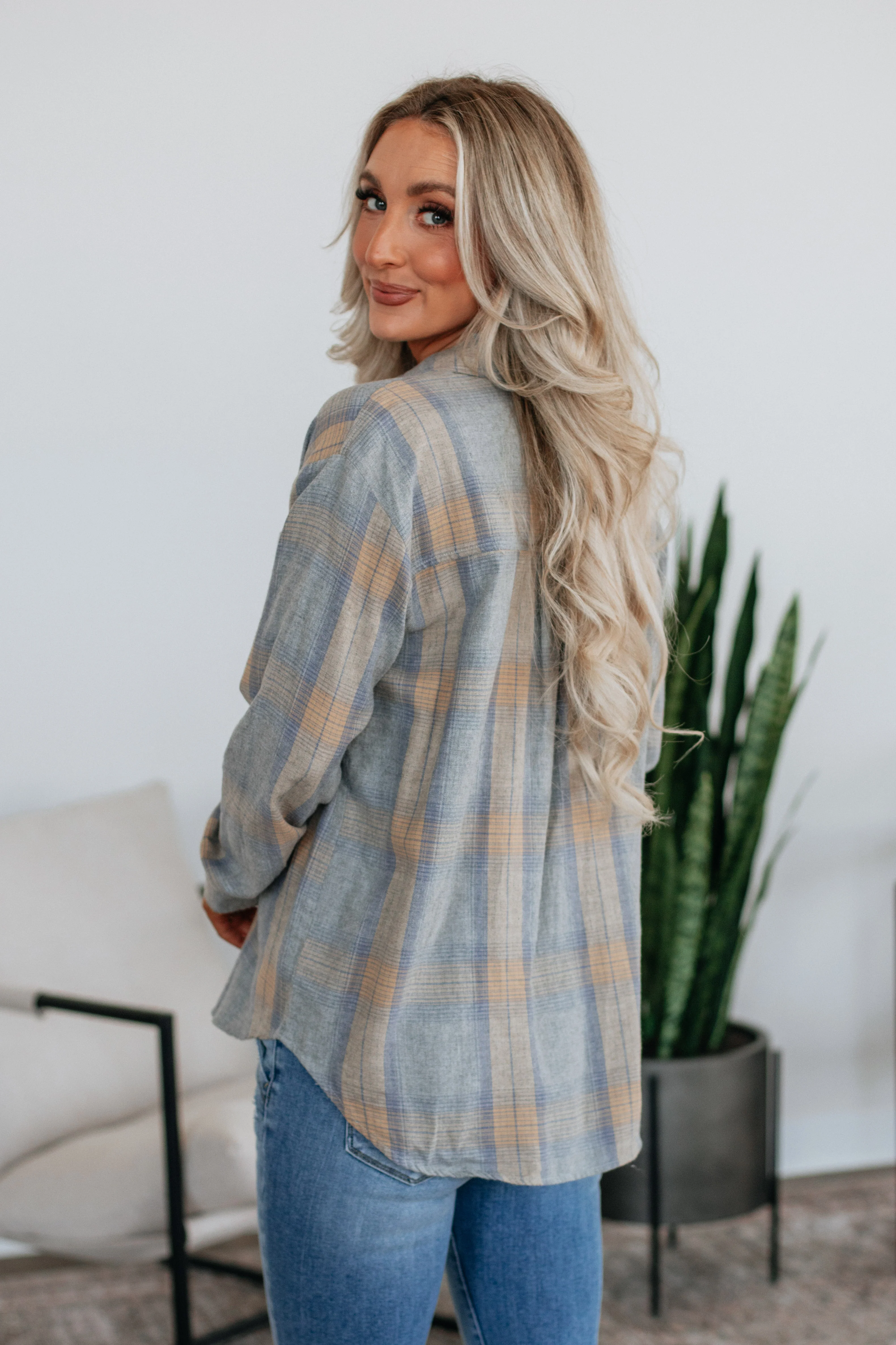 Jaime Flannel Top