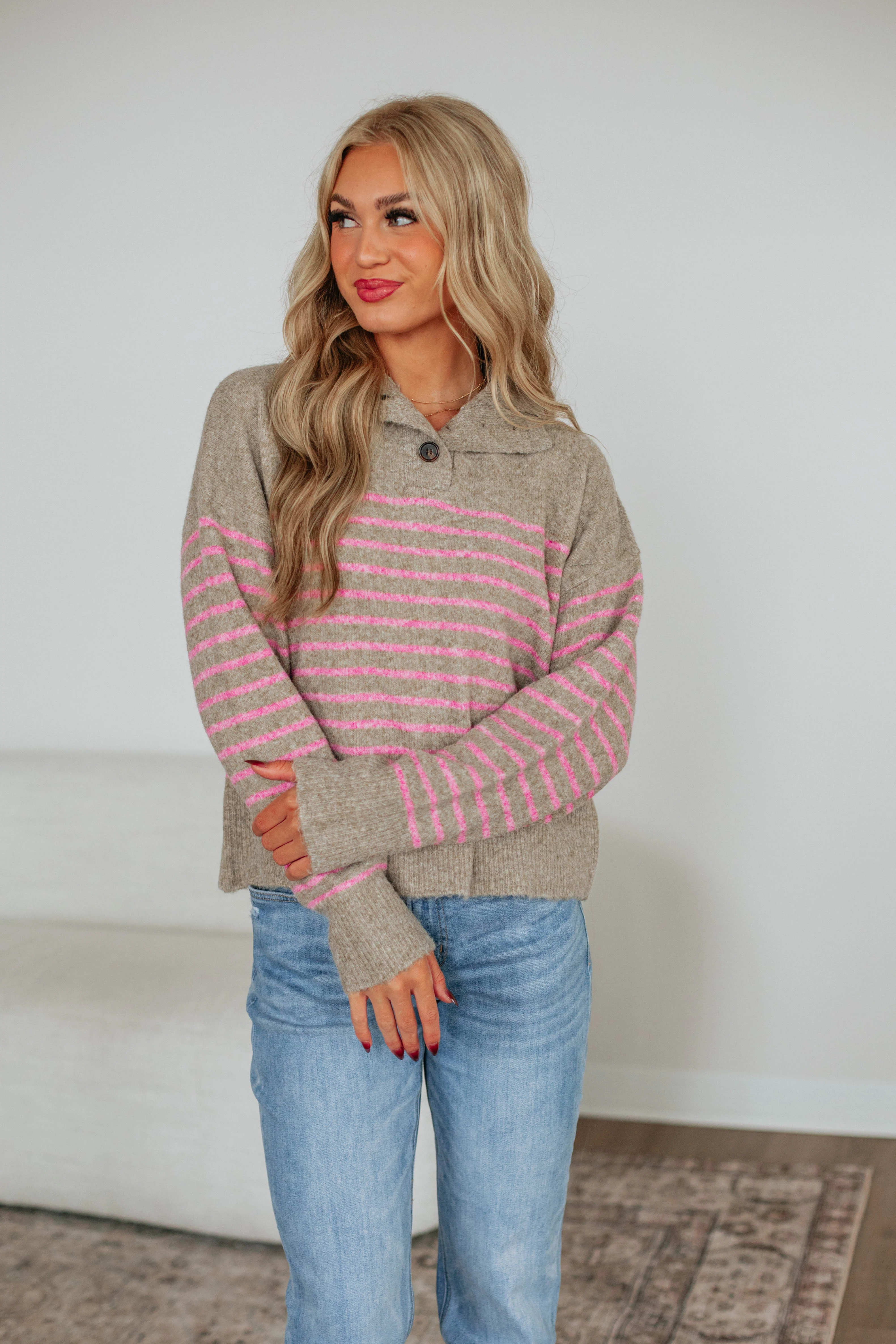 Tristen Striped Pullover