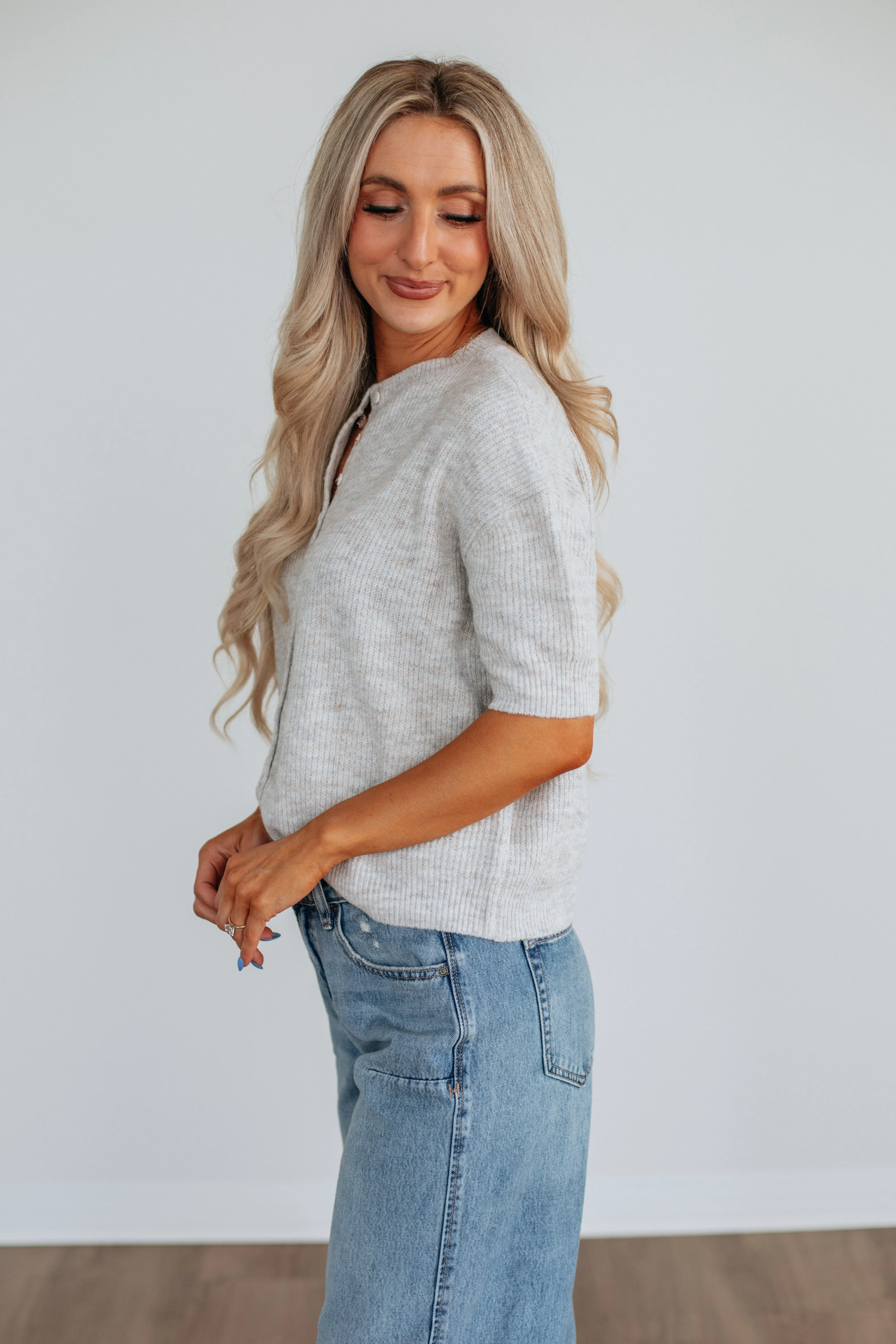 Auden Sweater Top - Oatmeal