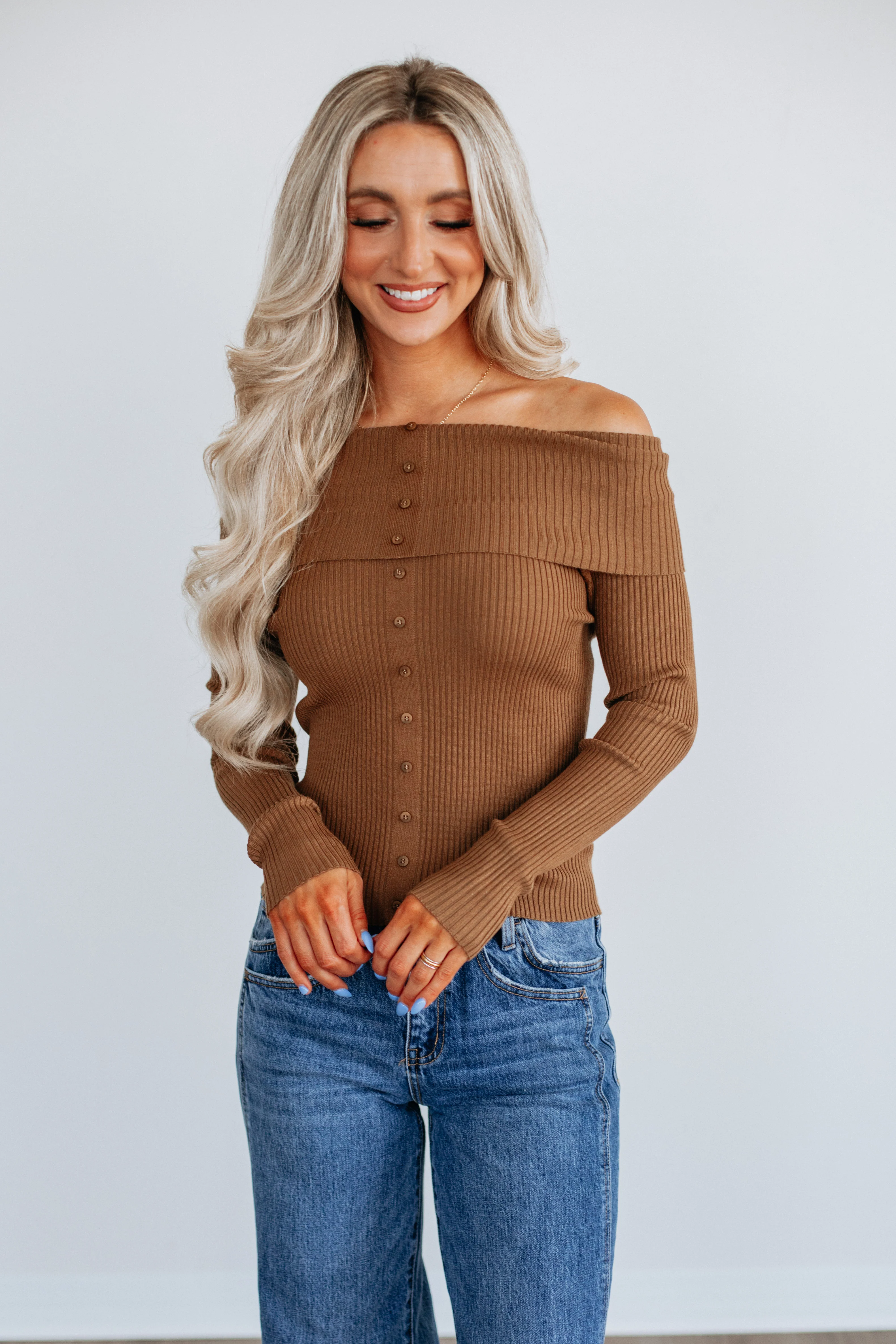 Camaryn Off The Shoulder Sweater