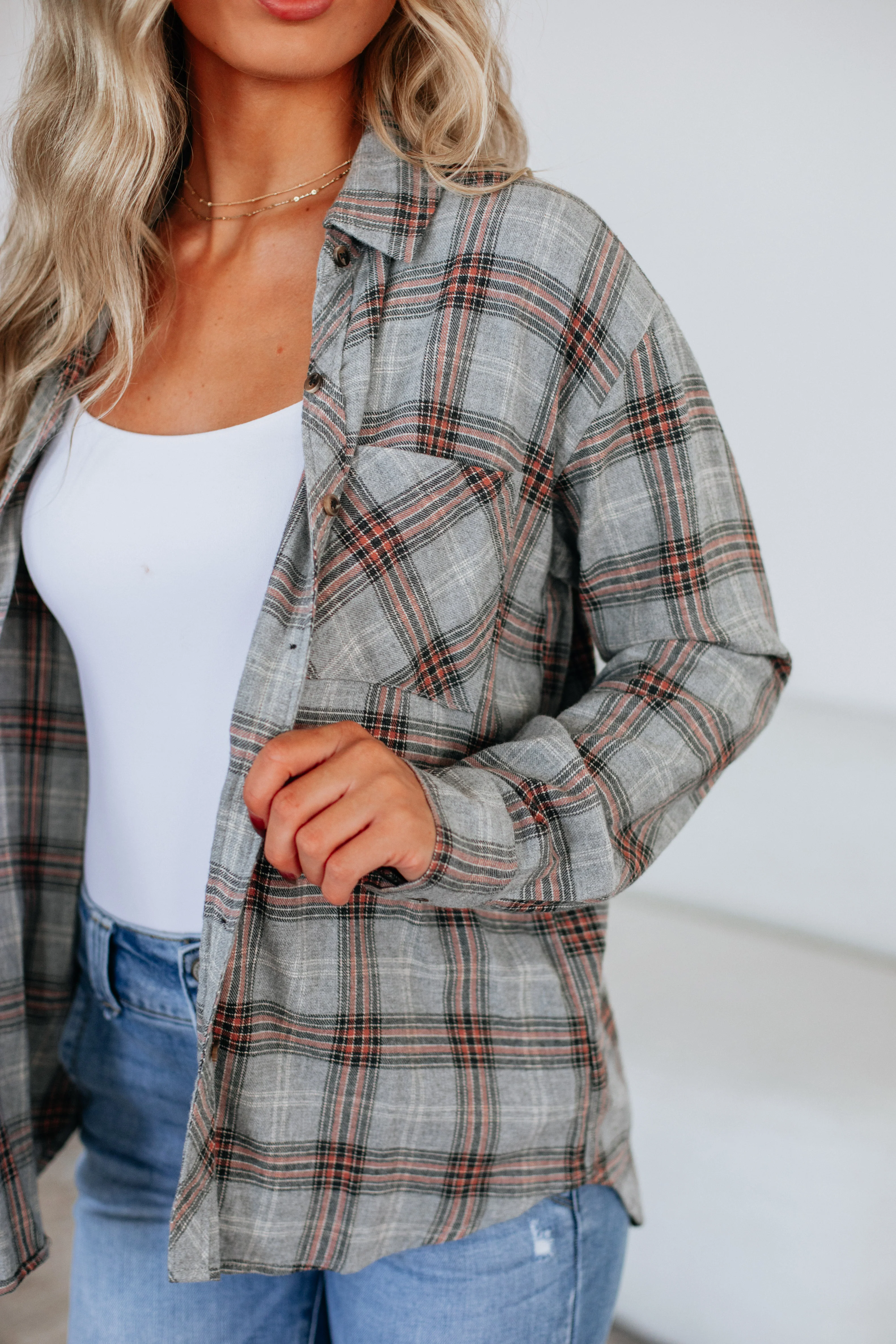 Thora Flannel Top