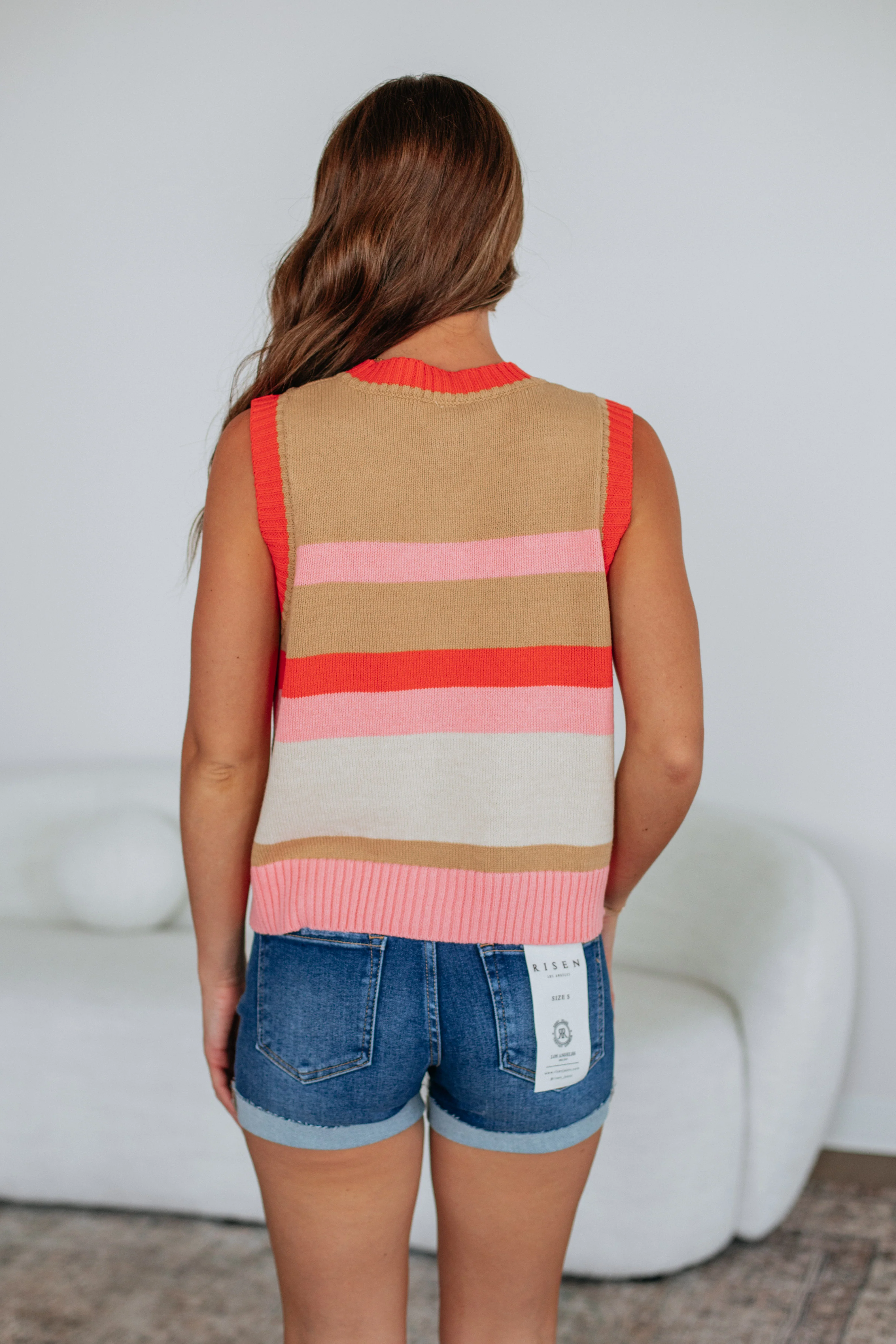 Robbyn Sweater Top - Taupe Mix