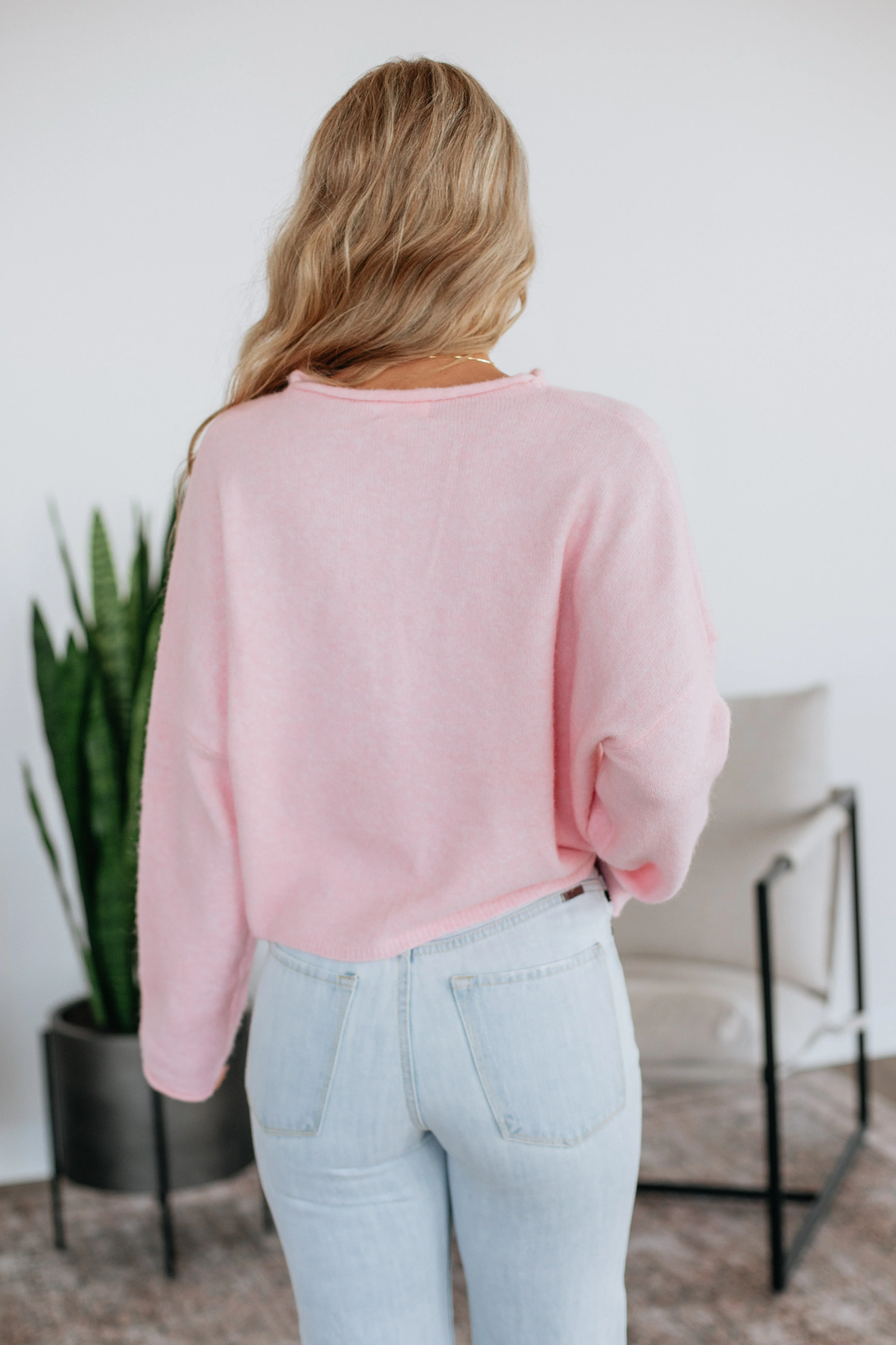 Brooke Cardigan - Baby Pink