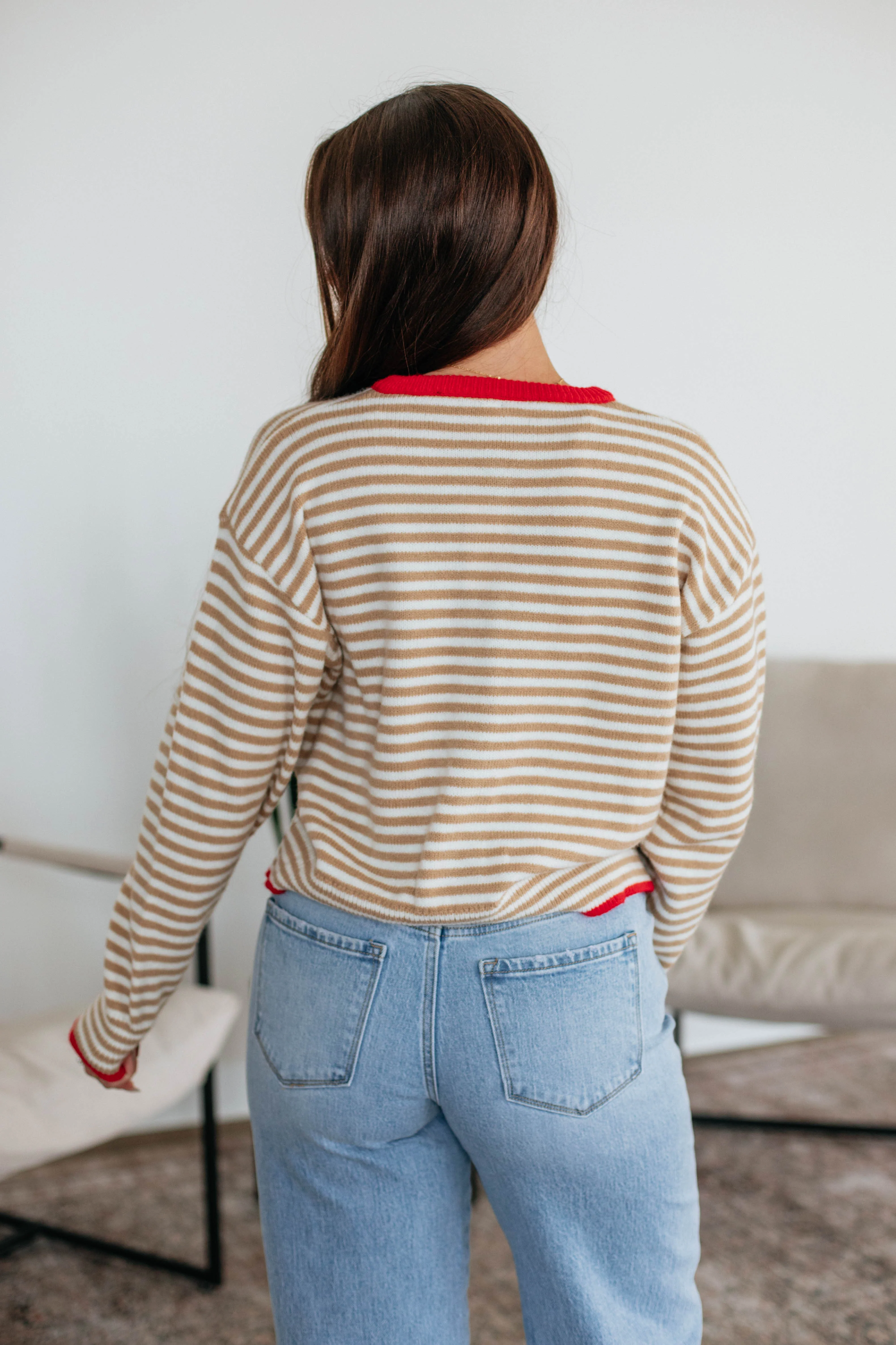 Amali Striped Cardigan