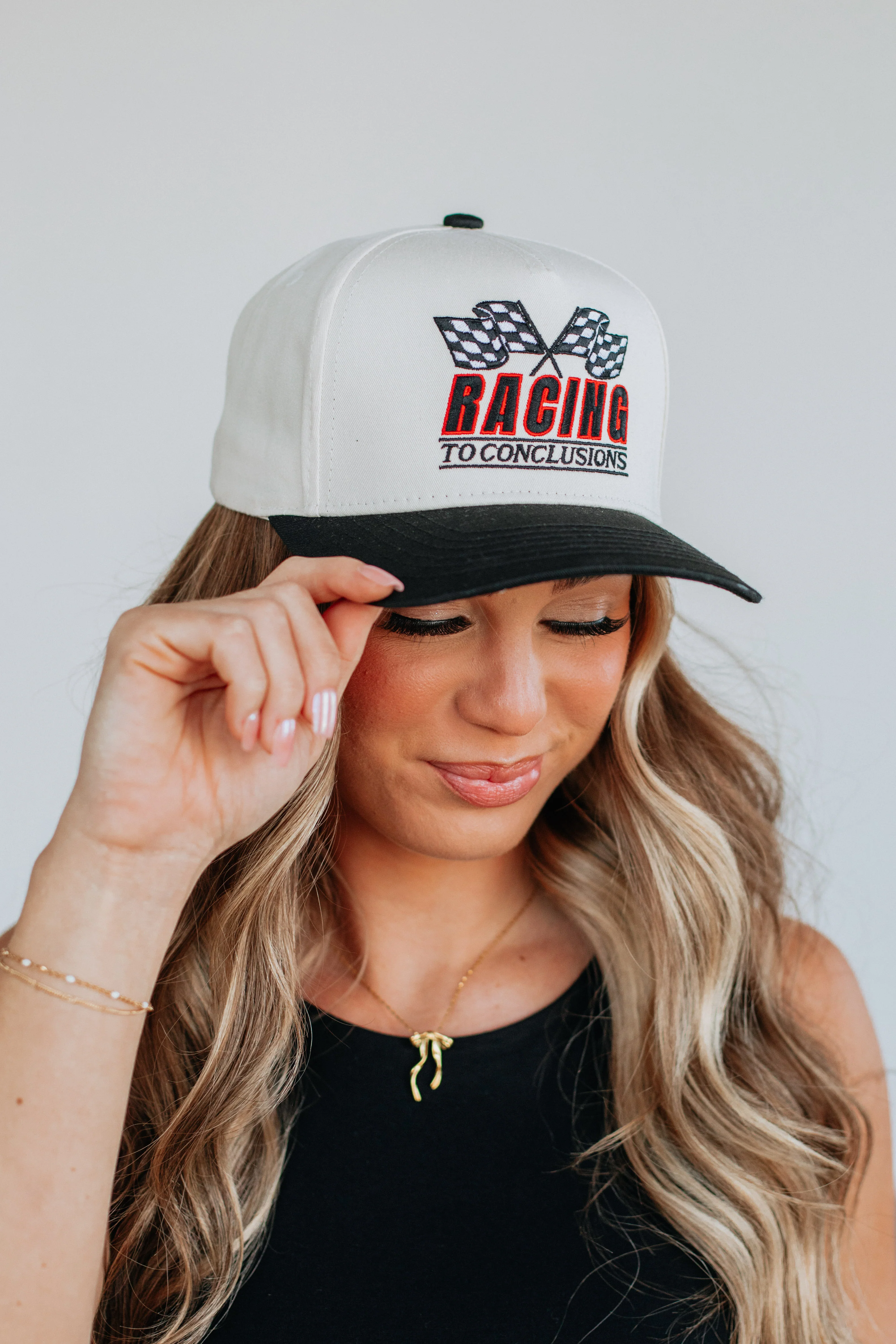 Racing To Conclusions Trucker Hat