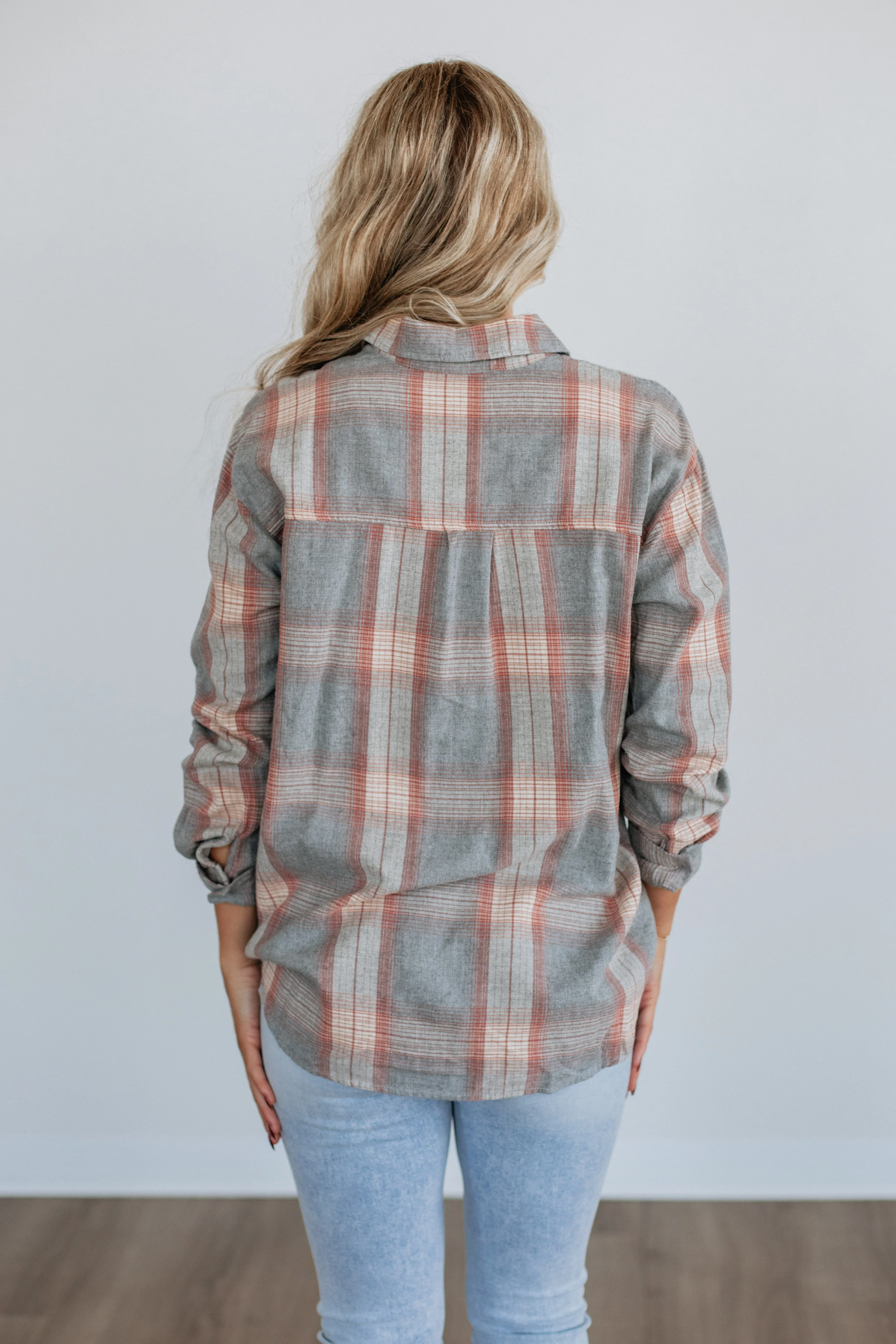 Jaime Flannel Top