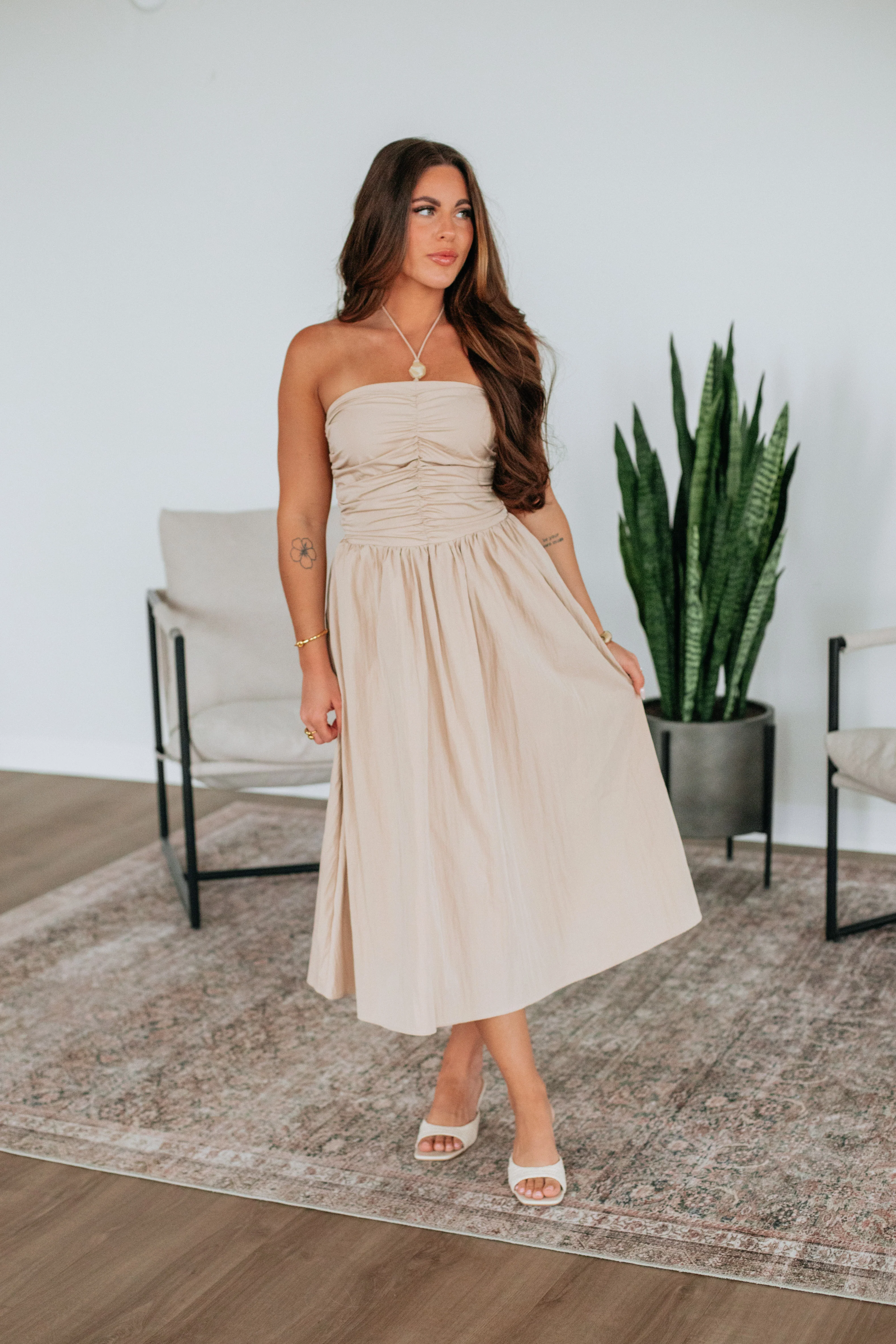 Alivea Midi Dress