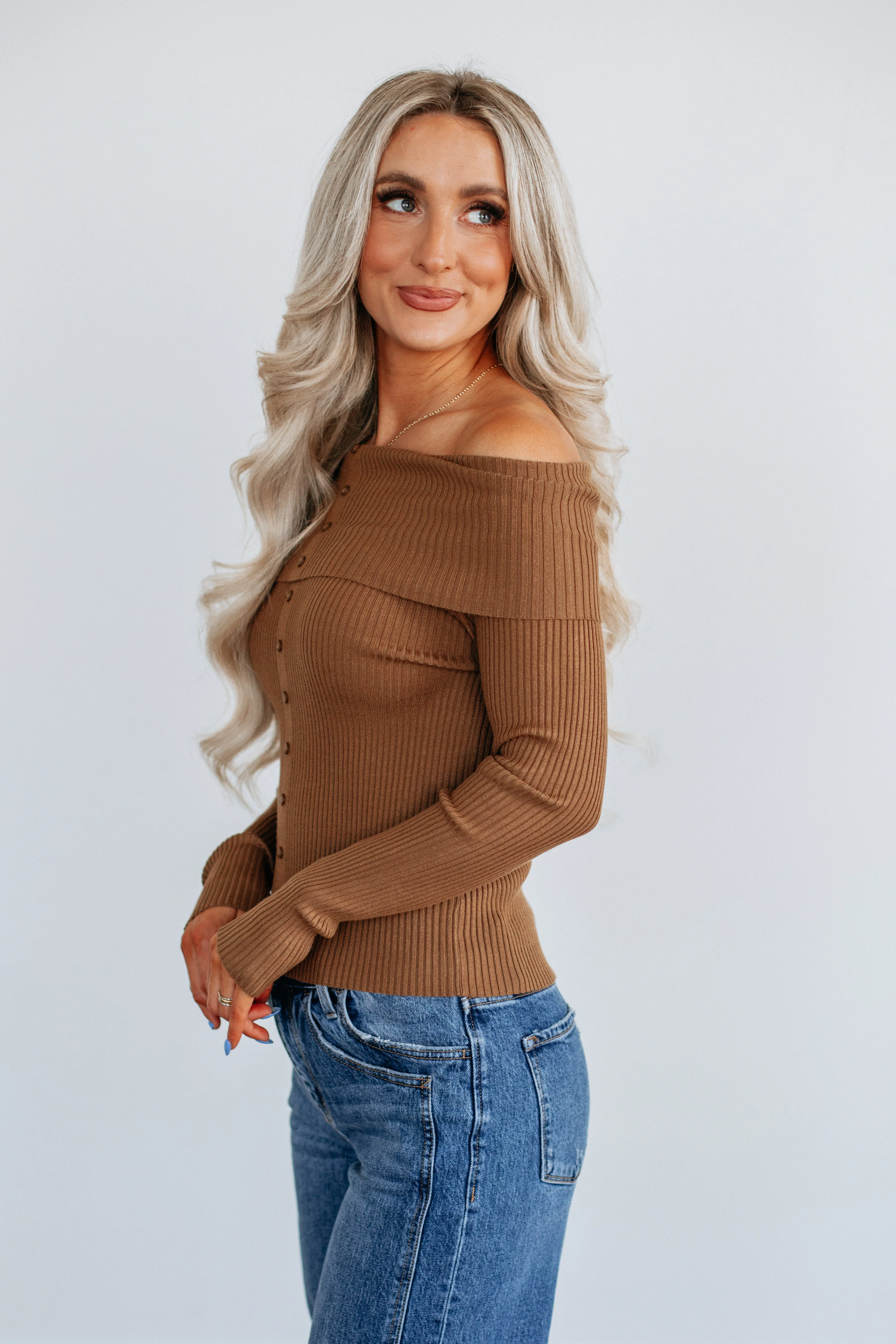 Camaryn Off The Shoulder Sweater