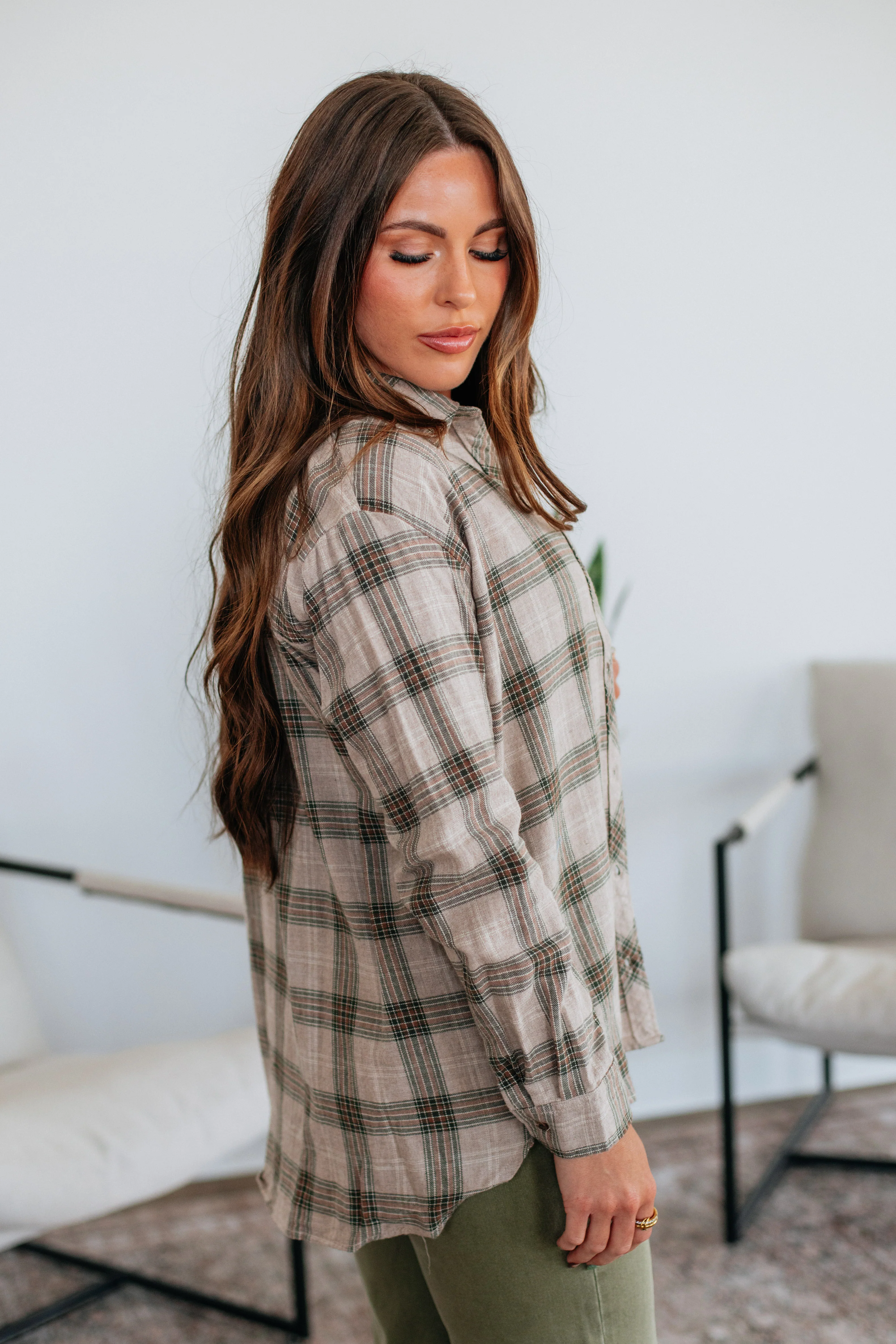 Thora Flannel Top