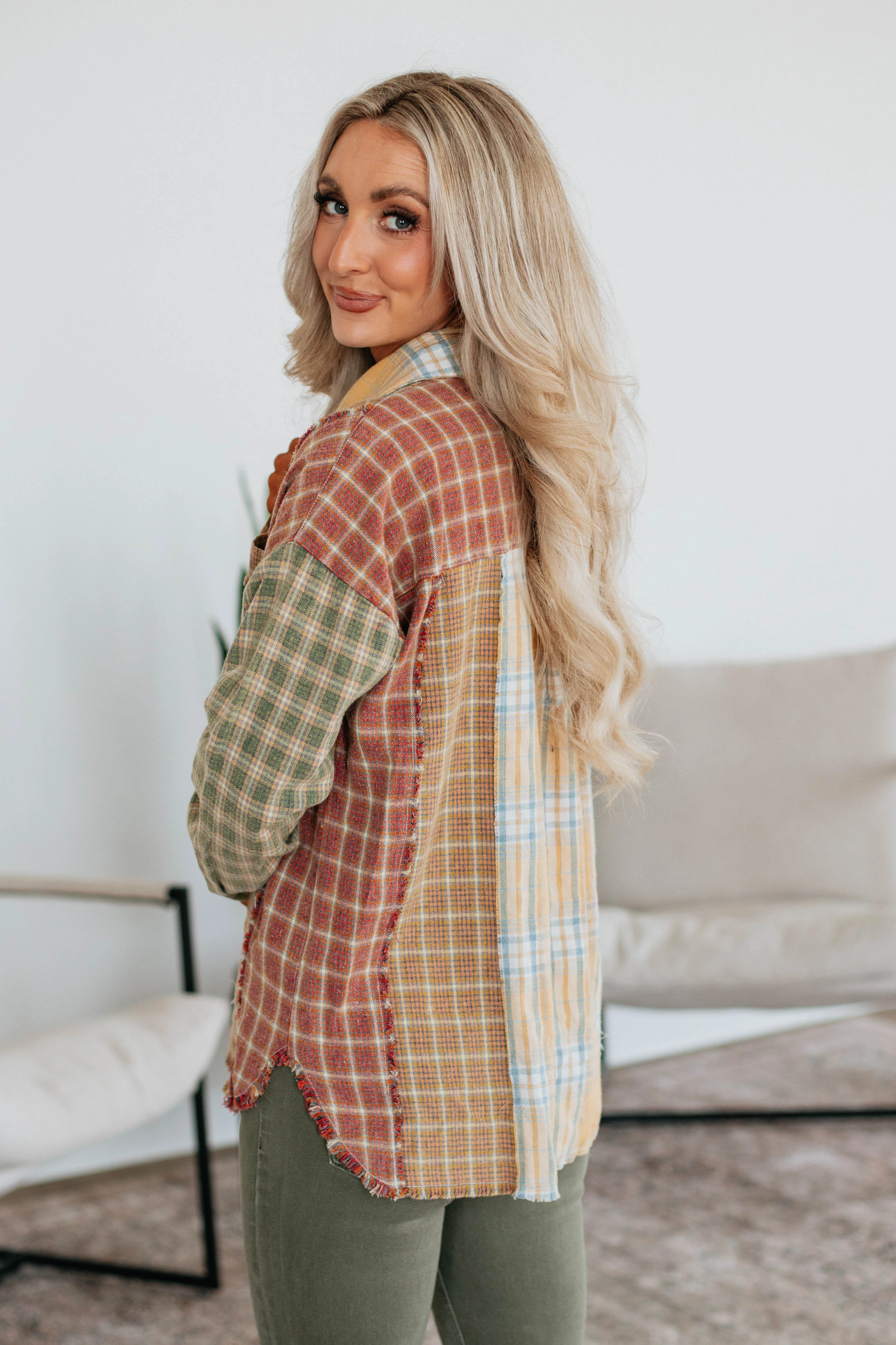 Tressia Flannel Top
