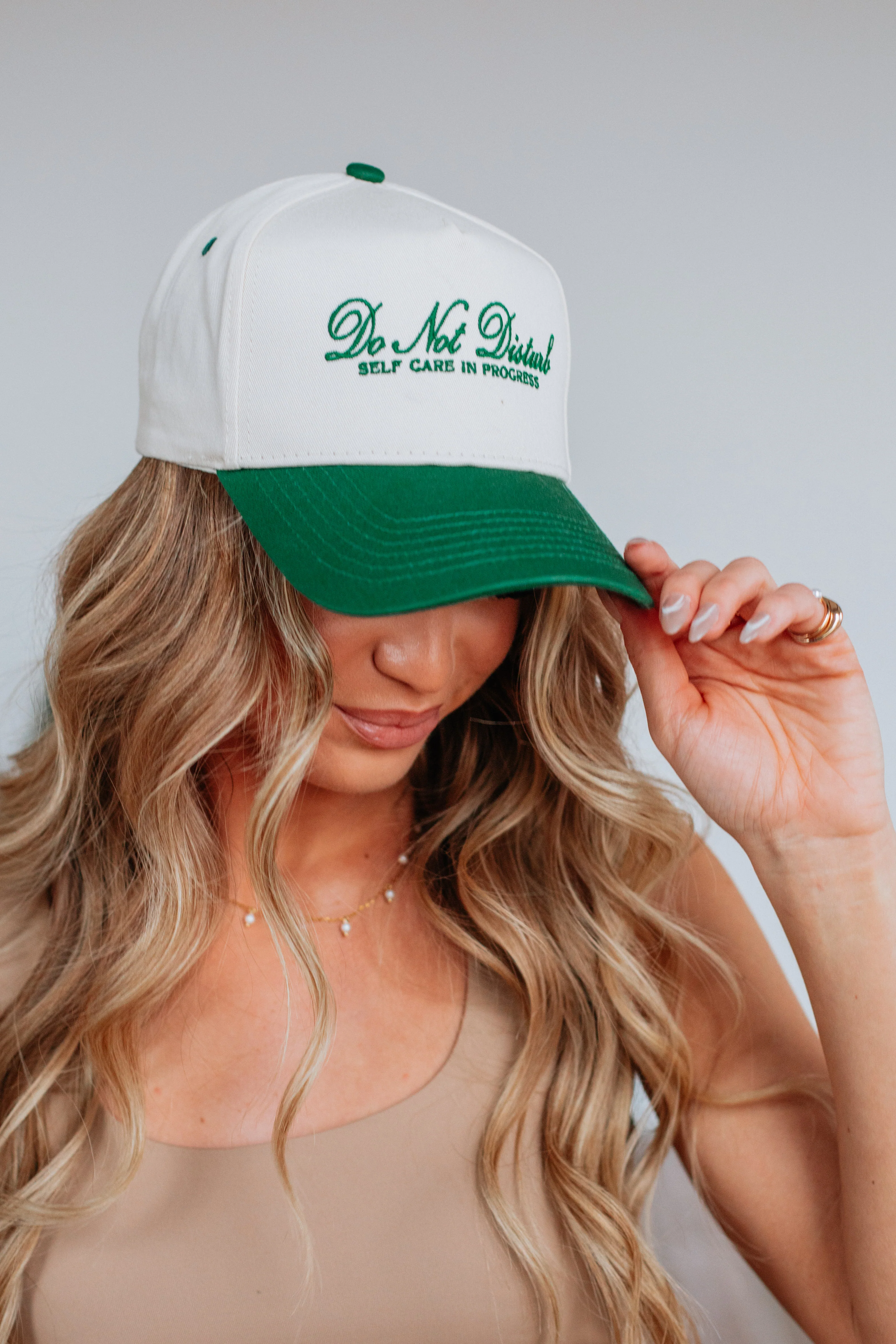 Do Not Disturb Trucker Hat - Hunter Green