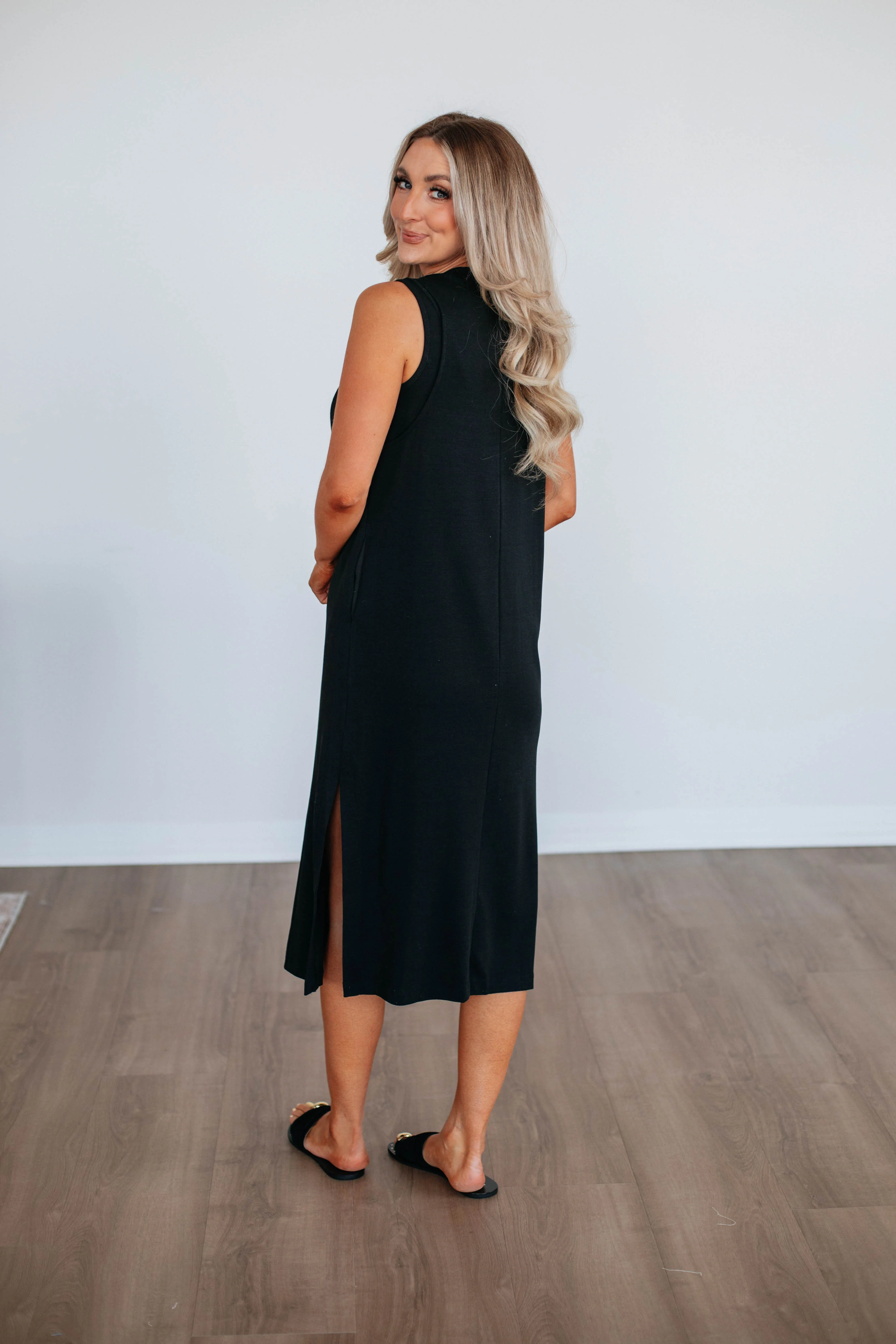 Alina Two-Piece Dress Set - Black