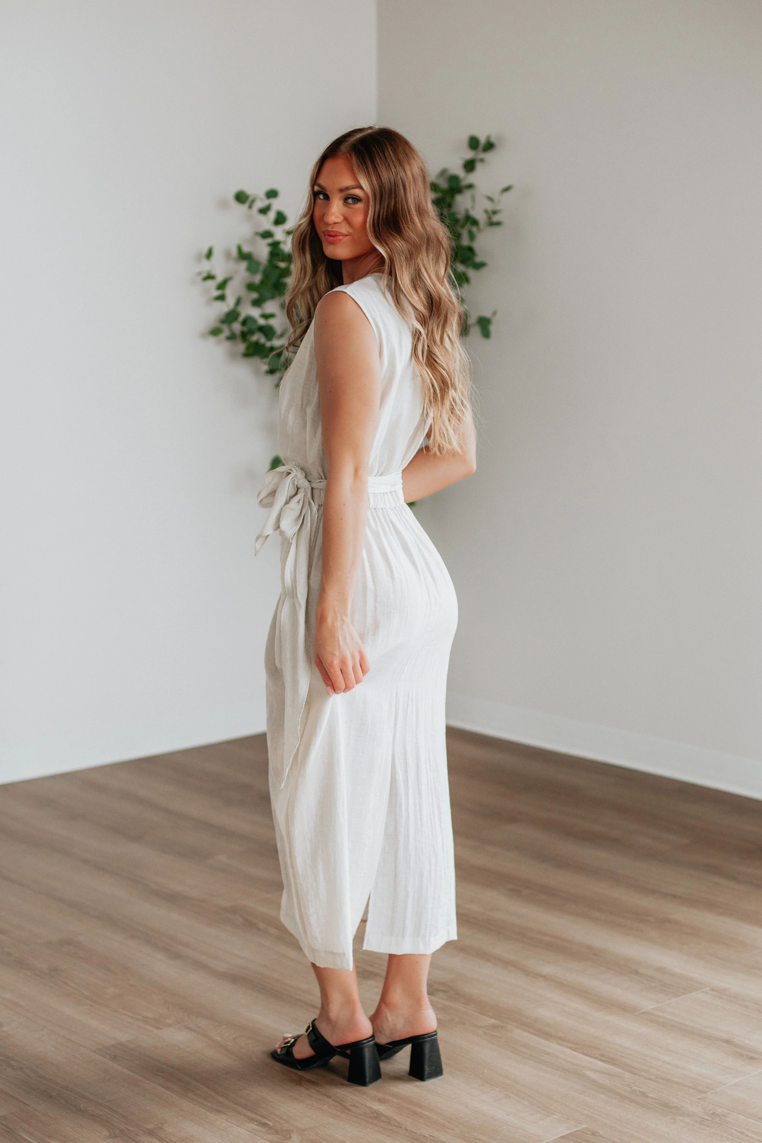 Nadine Linen Dress
