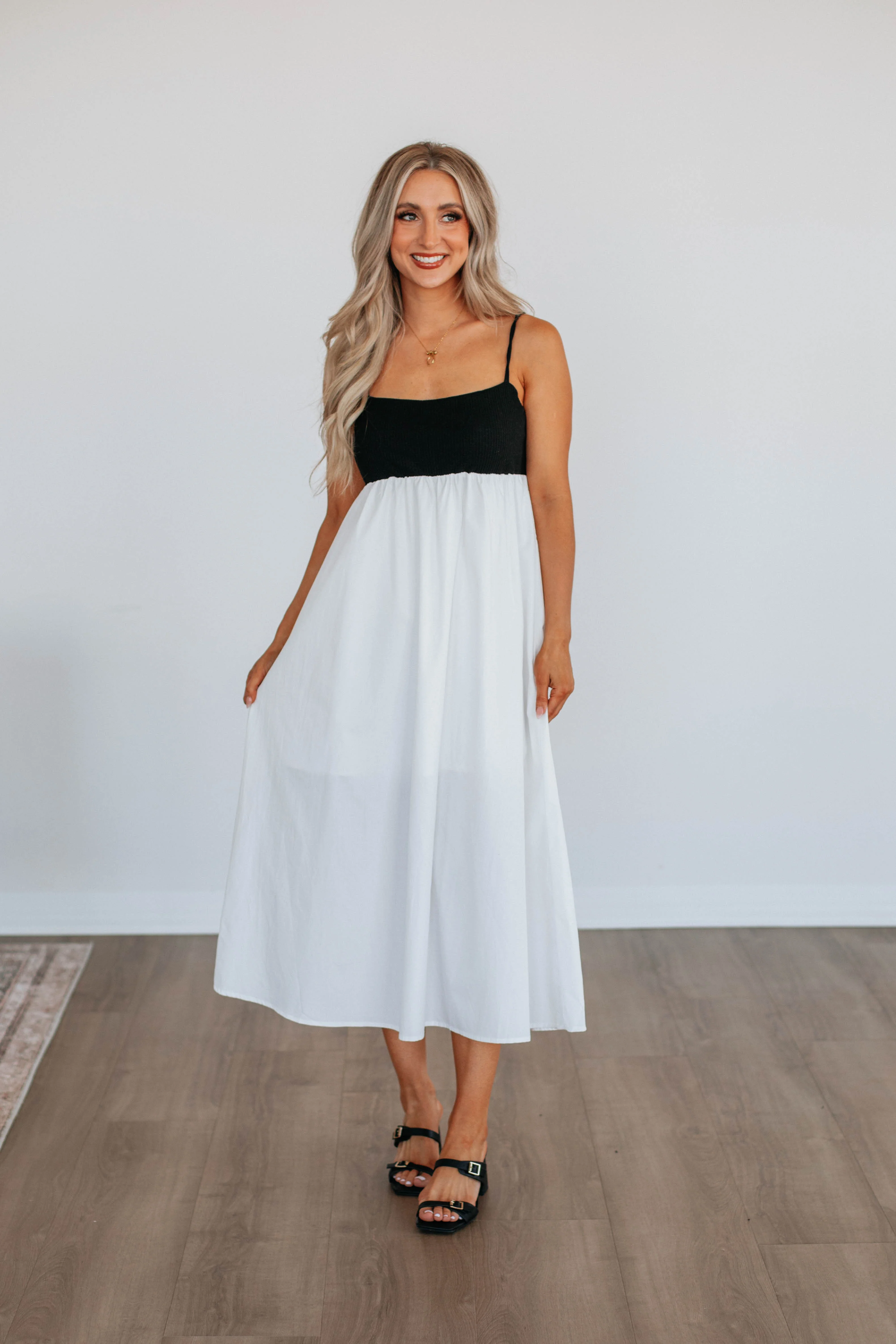 Marleigh Babydoll Midi Dress