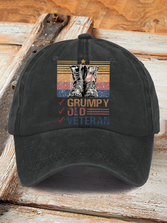 Unisex 'grumpy Old Veteran' Hat