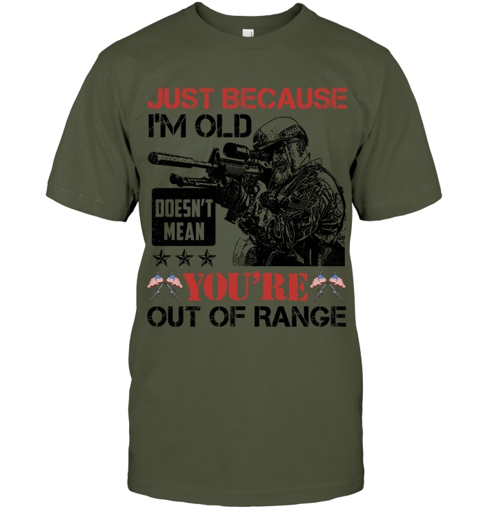 Just Because I'm Old  Pattern 100% Cotton T-Shirt