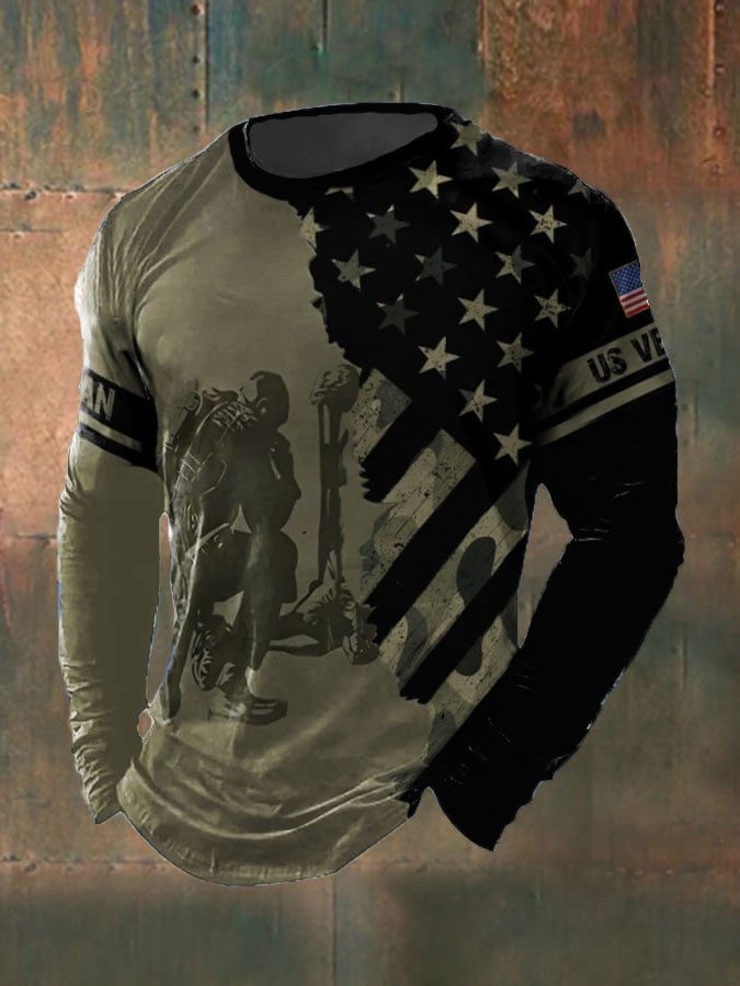 Men's  Veterans Day Print T-Shirt
