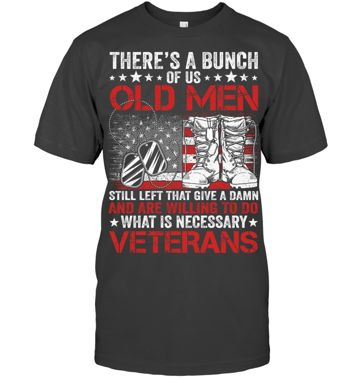 What Is Necessary Veterans Pattern 100% Cotton T-Shirt