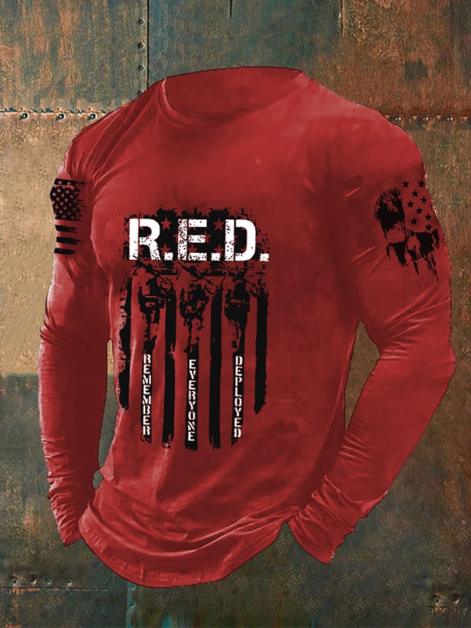 Men's RED Friday Remember Everyone Deployed T-Shirt