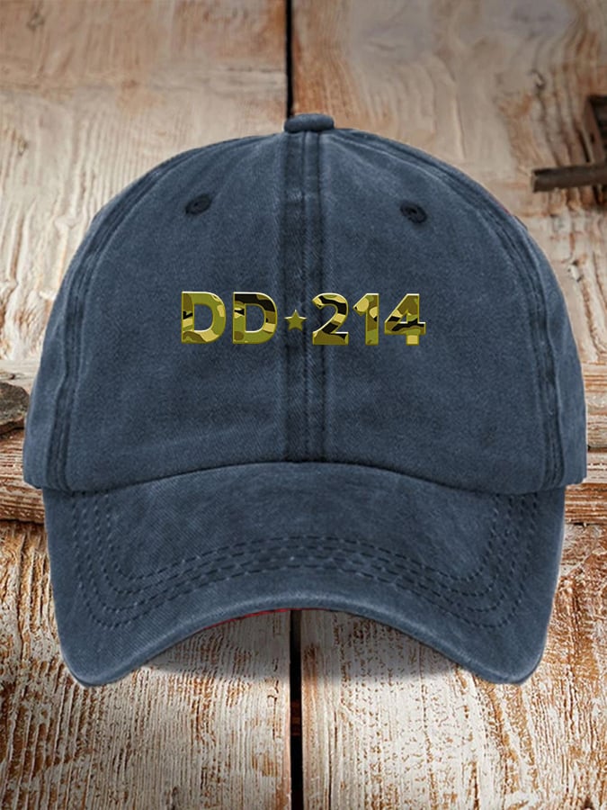 Unisex   DD-214 Veterans Print Baseball Cap