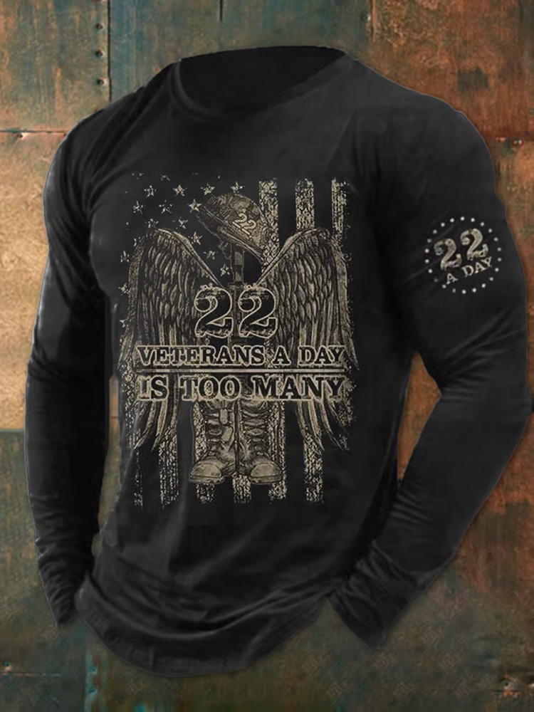 Men's Vintage Too Many Print T-Shirt