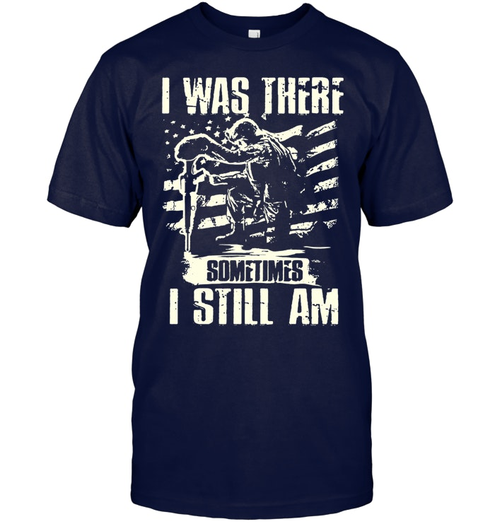 I Was There Sometimes  I Still I Am Pattern 100% Cotton T-Shirt