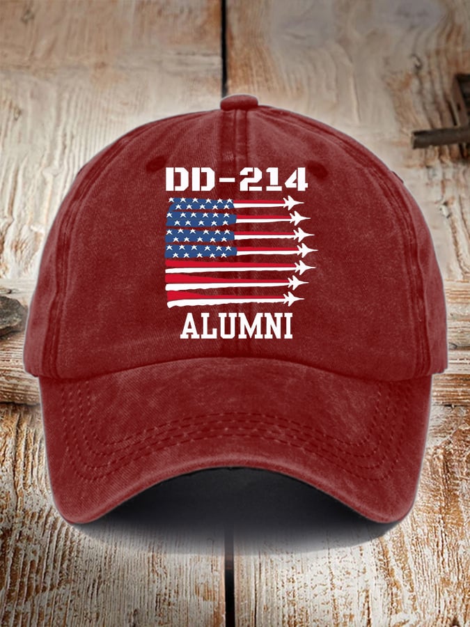 Unisex DD-214 Veterans Hotspot Print Cap