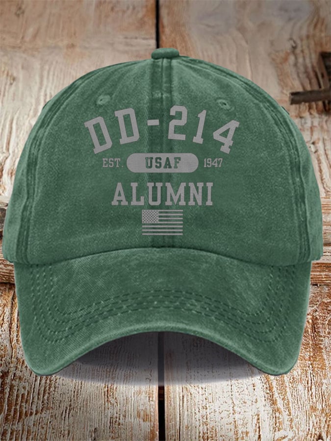 Unisex Distressed Washed Cotton Veteran Hat