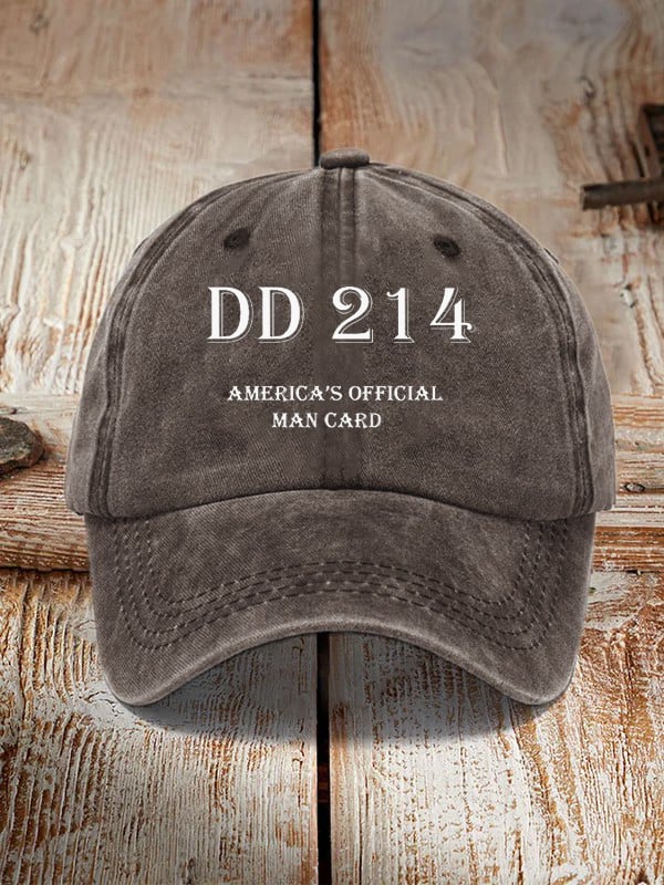 DD214 America's Official Man Card Hat