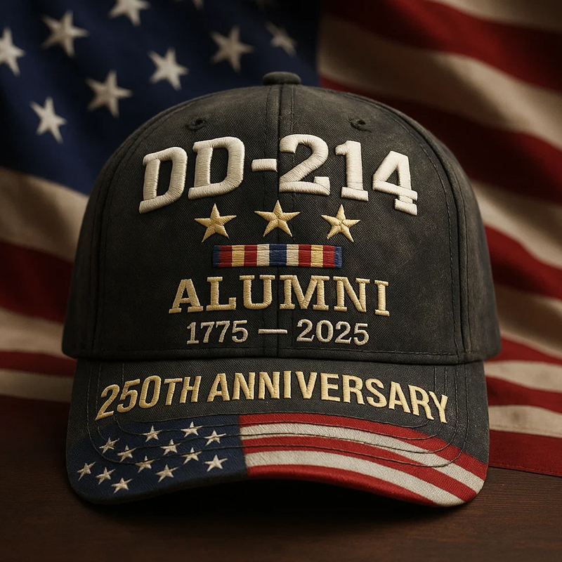 DD-214 250th Anniversary Art Print Hat
