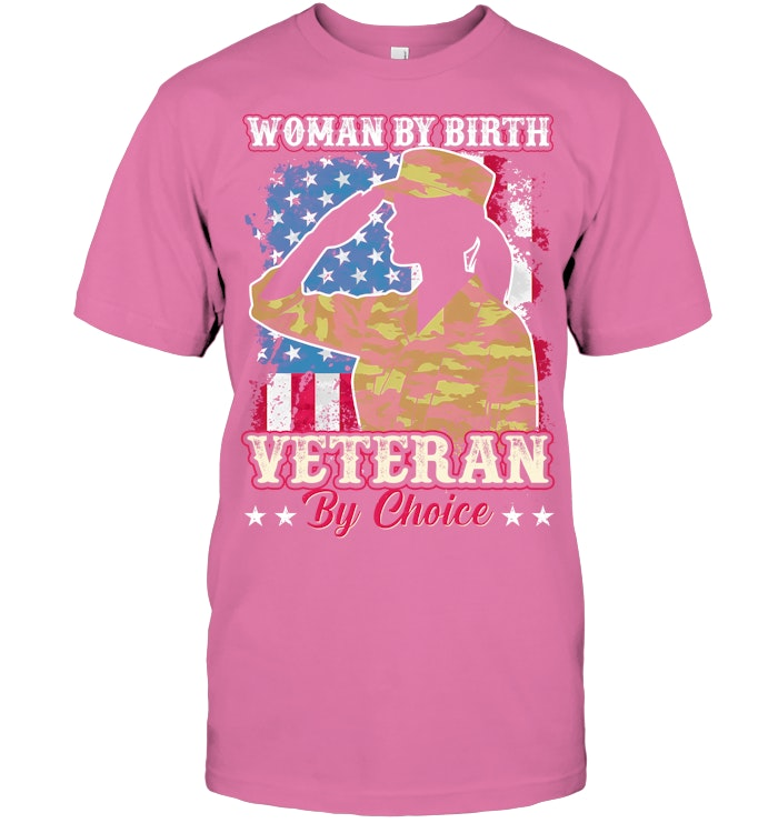 Veteran By Choice Pattern 100% Cotton T-Shirt