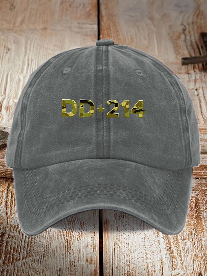 Unisex   DD-214 Veterans Print Baseball Cap